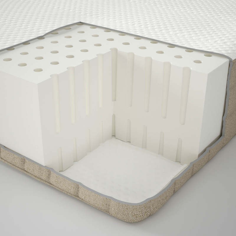 85% natural latex mattress