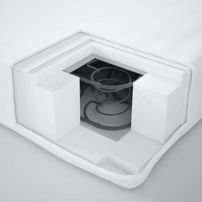 Flexible spring structure for stable support