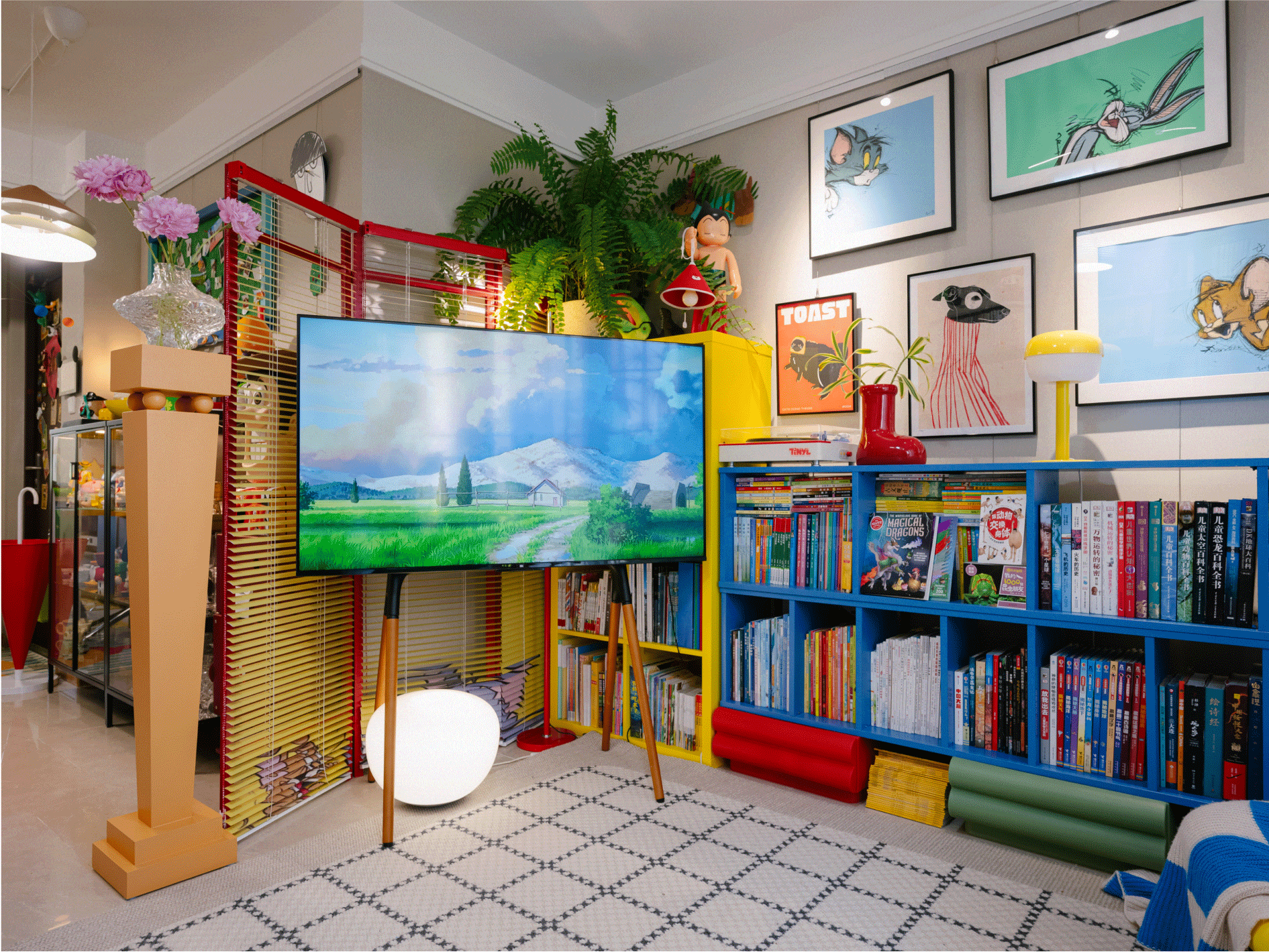 60㎡的家轻松驾驭多巴胺，好看又好住