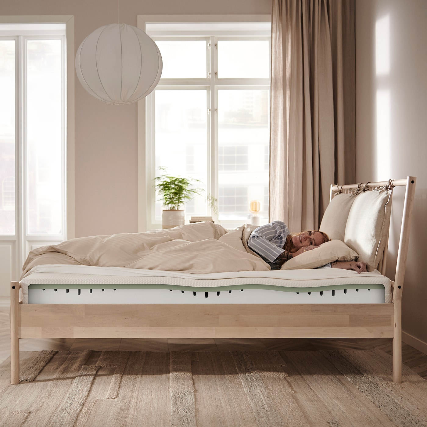 ÅBYGDA foam mattress firm/white - IKEA