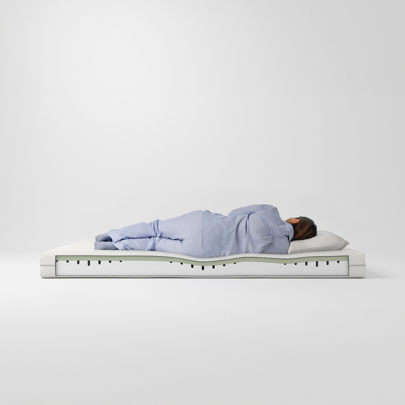 ÅBYGDA foam mattress firm/white - IKEA