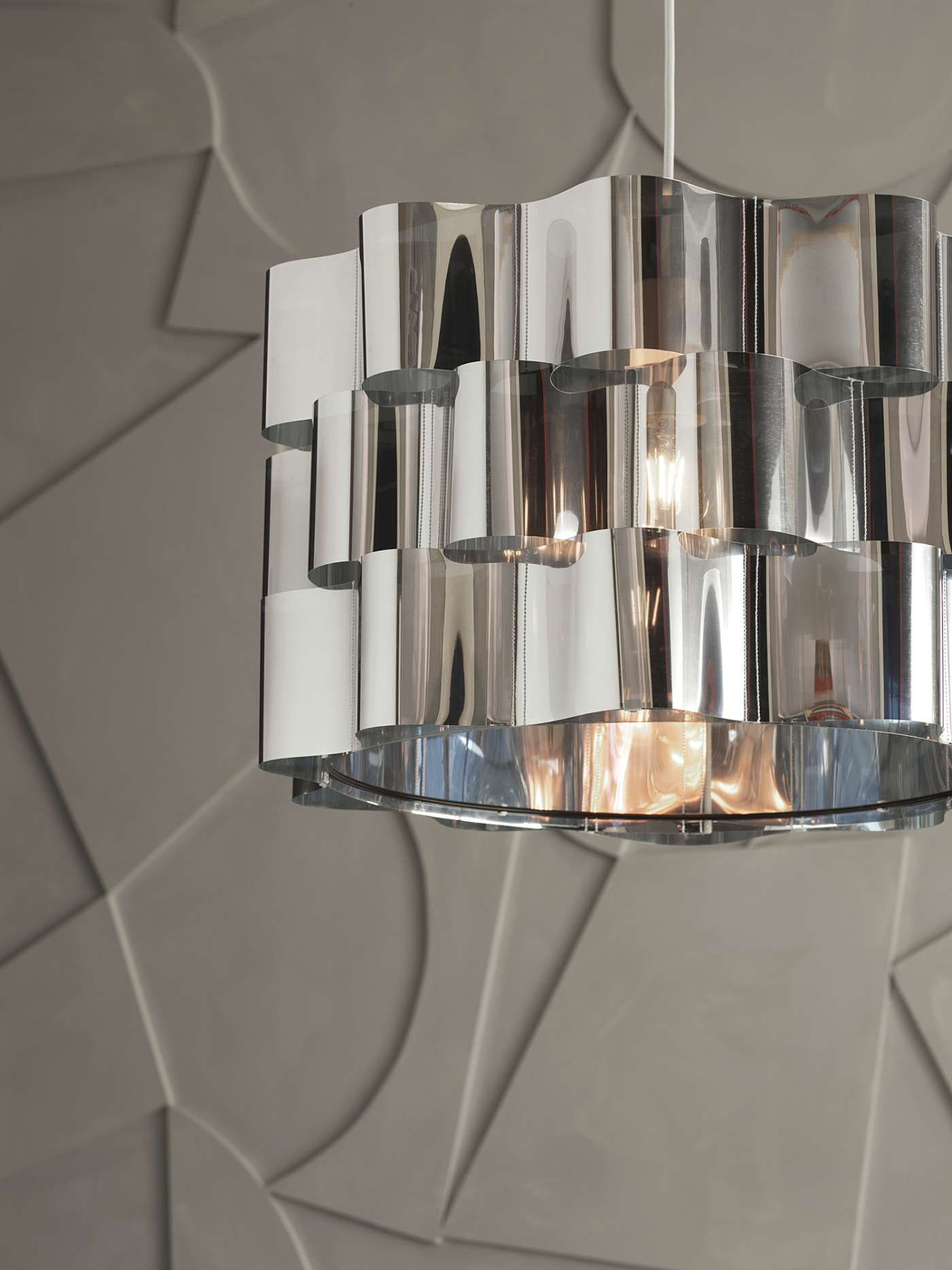 IKEA イケア エルヴスタッル 照明 クロム調 ペンダントライト ÄLVSTARR lamp shade chrome effect - IKEA