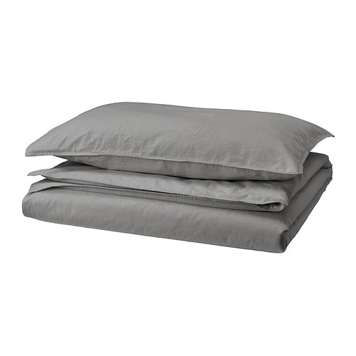 ODONVIDE オドンヴィーデ 加重ブランケット 150×200 10kg ODONVIDE weighted blanket, light warm dark grey - IKEA