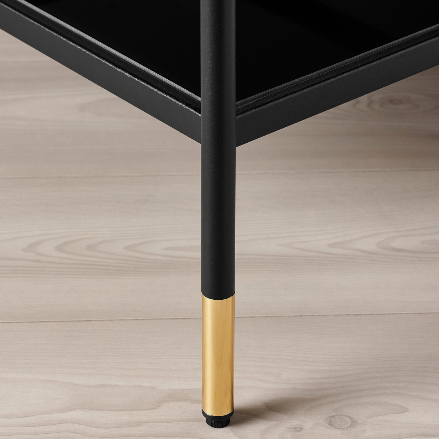 ÄSPERÖD coffee table black/glass black - IKEA