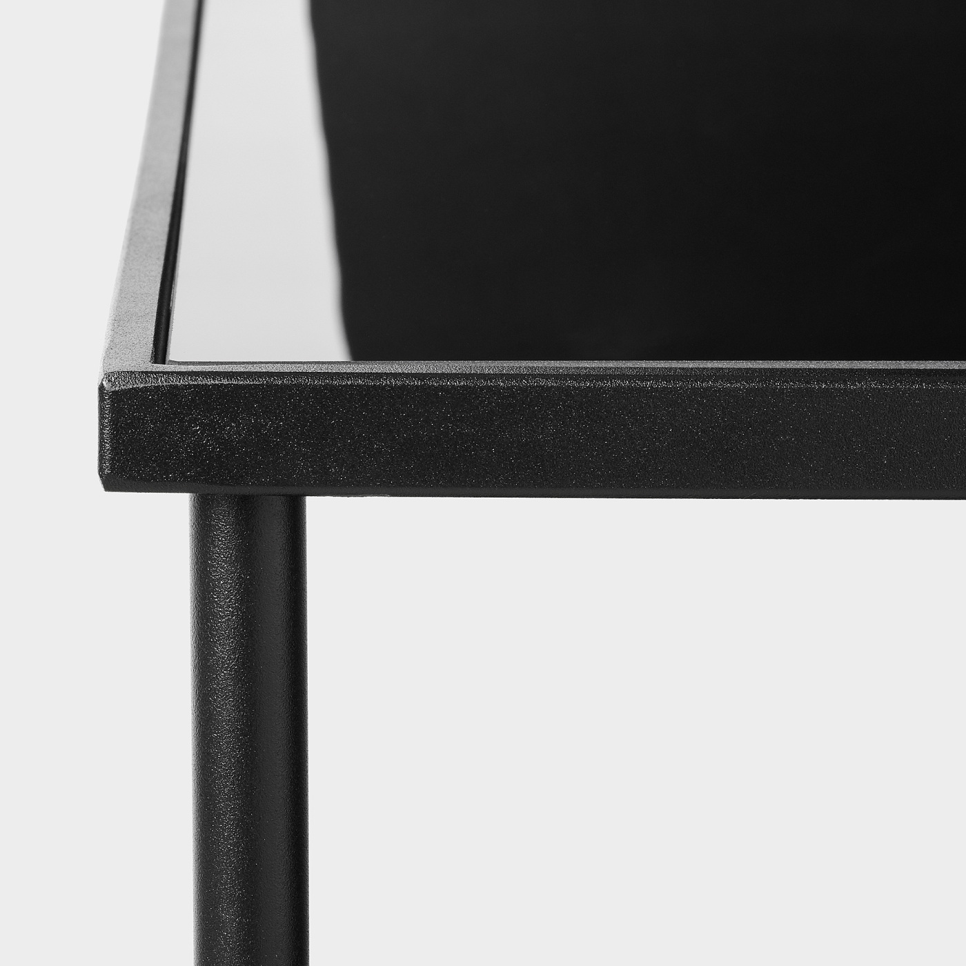 ÄSPERÖD coffee table black/glass black - IKEA
