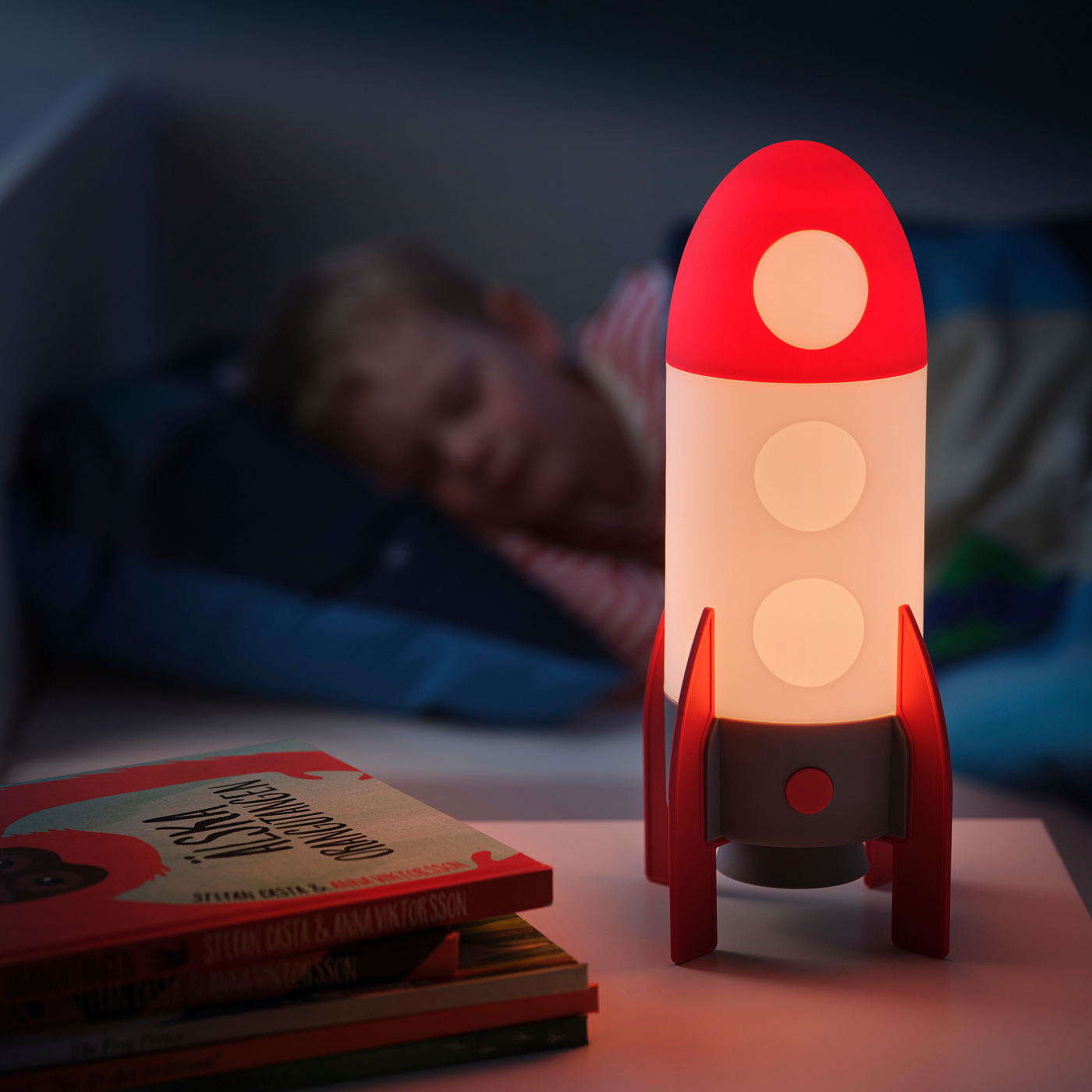 AFTONSPARV LED table lamp rocket/multicolour - IKEA
