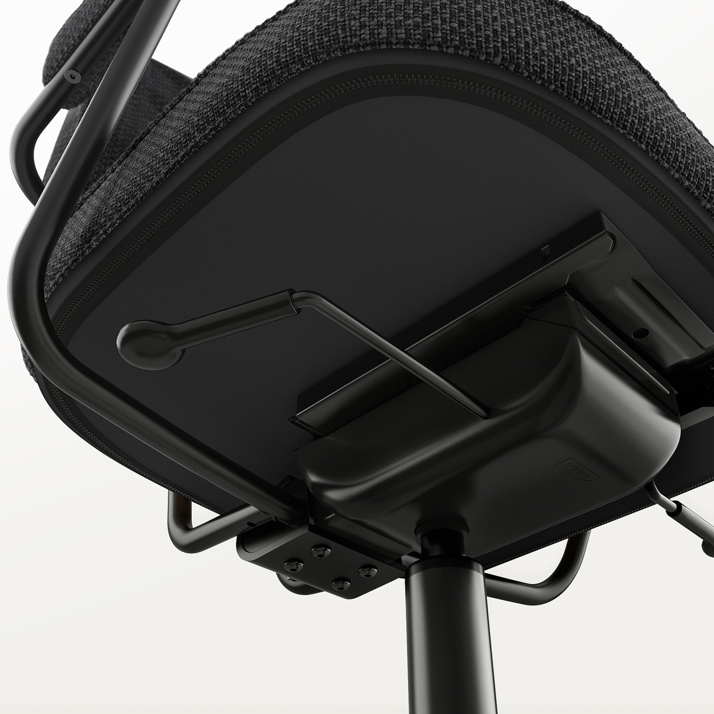 ALEFJÄLL office chair Finnaryd grey/black - IKEA