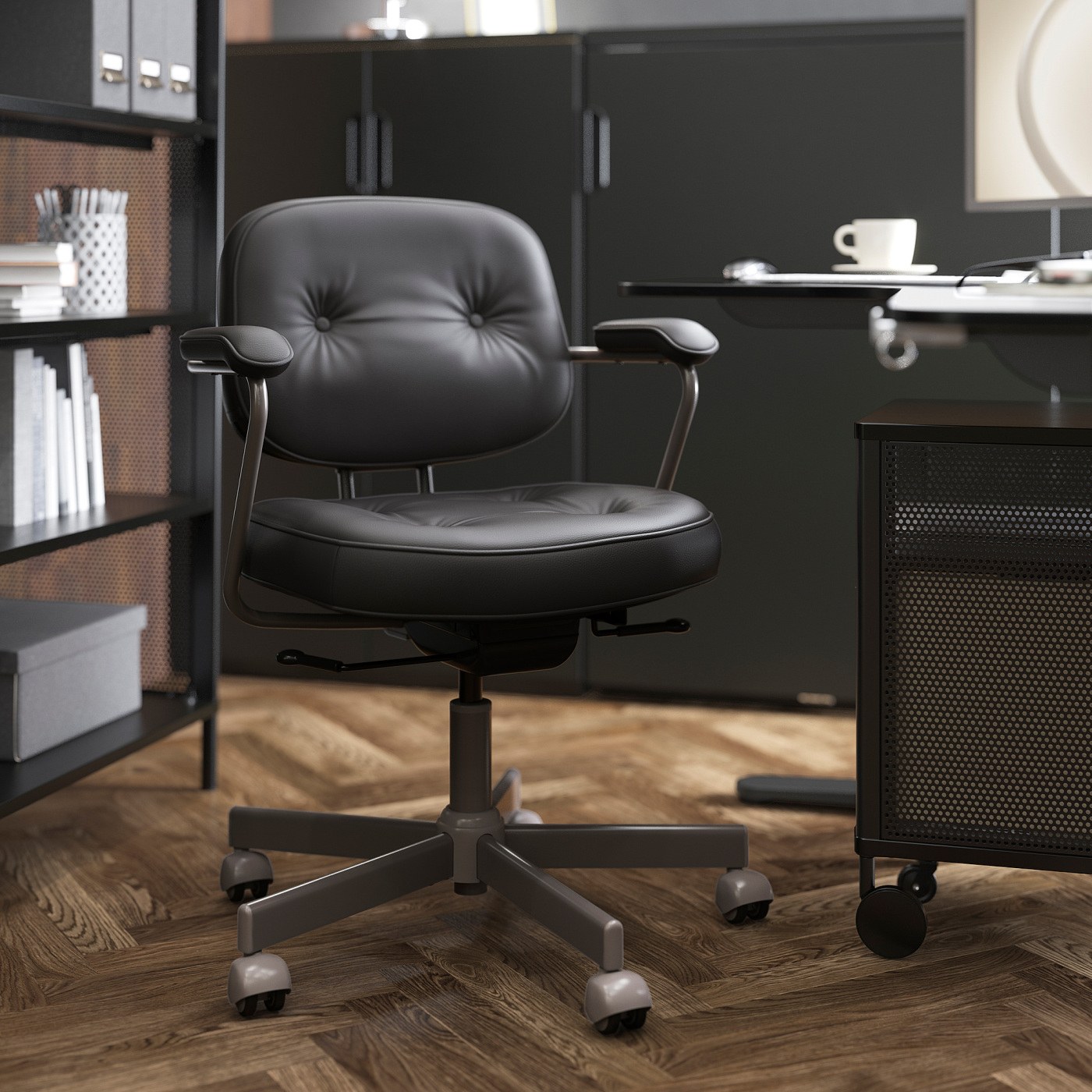 ALEFJÄLL office chair Glose black - IKEA