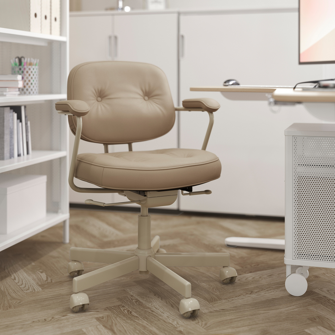 ALEFJÄLL office chair Grann beige - IKEA