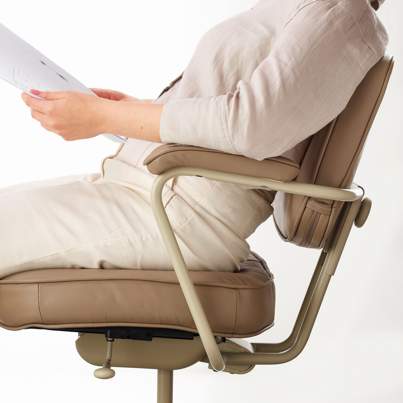 ALEFJÄLL office chair Grann beige - IKEA