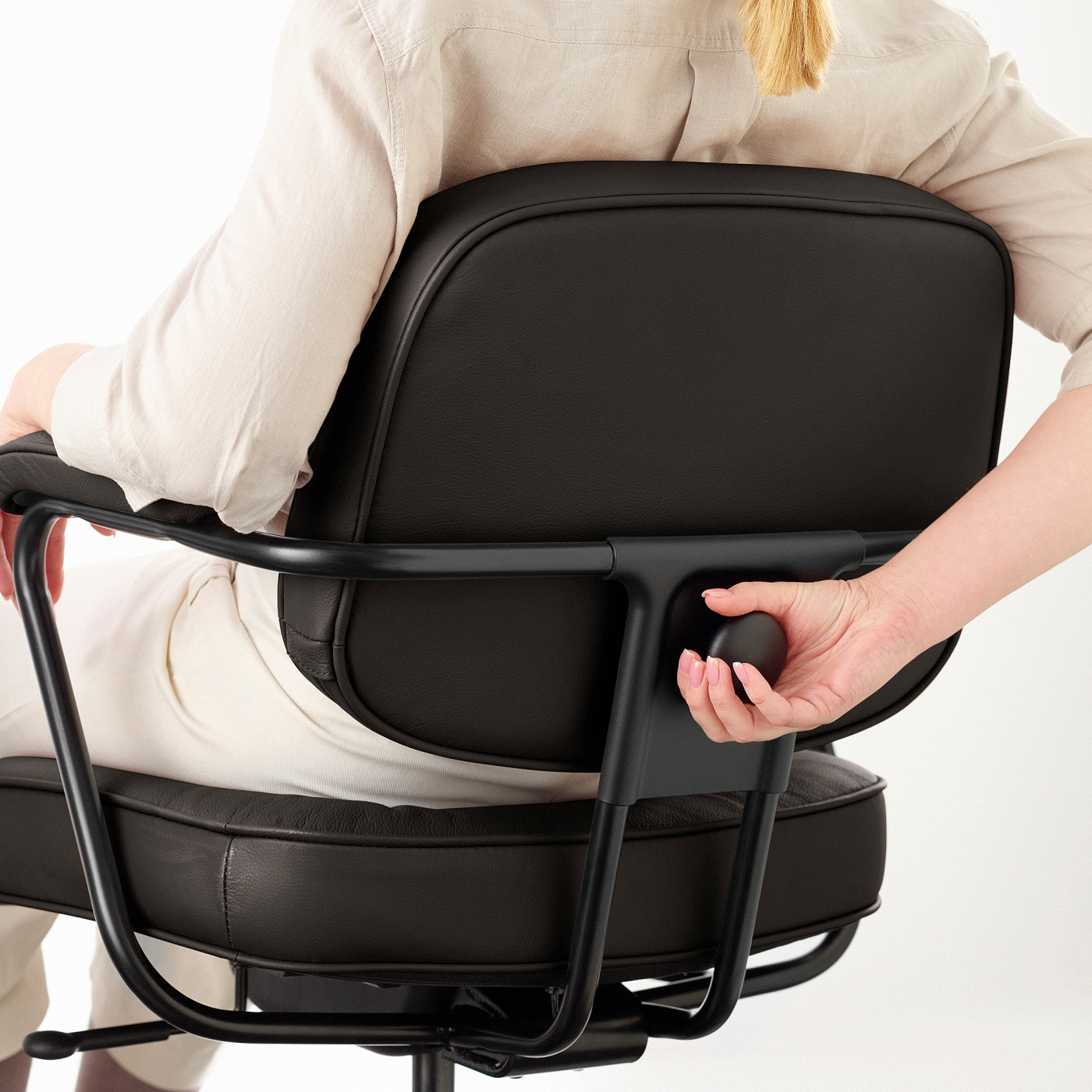 ALEFJÄLL office chair Grann dark brown - IKEA