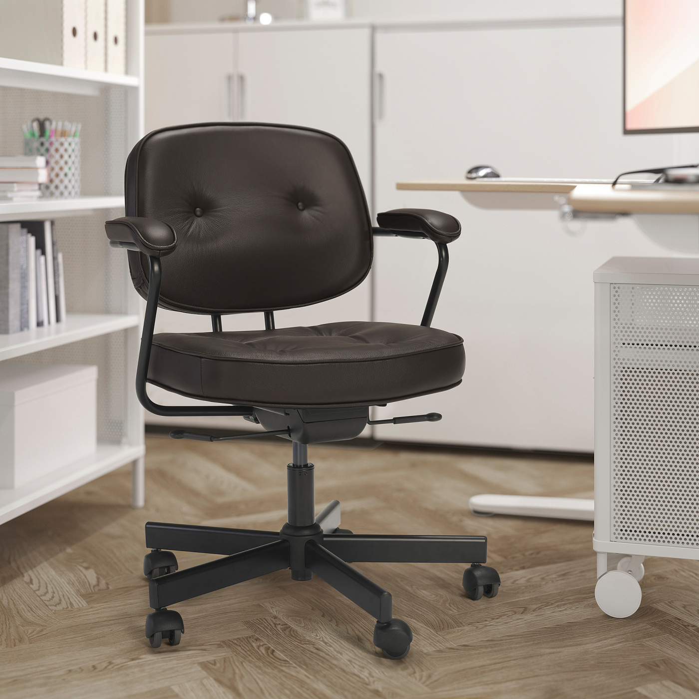 ALEFJÄLL office chair Grann dark brown - IKEA