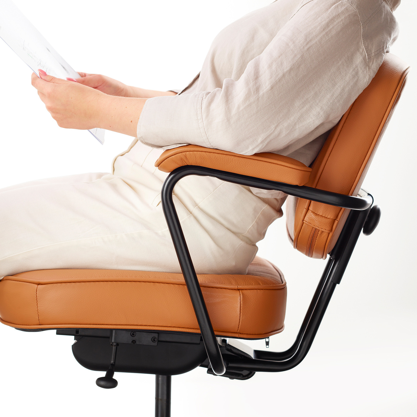 ALEFJÄLL office chair Grann golden-brown - IKEA