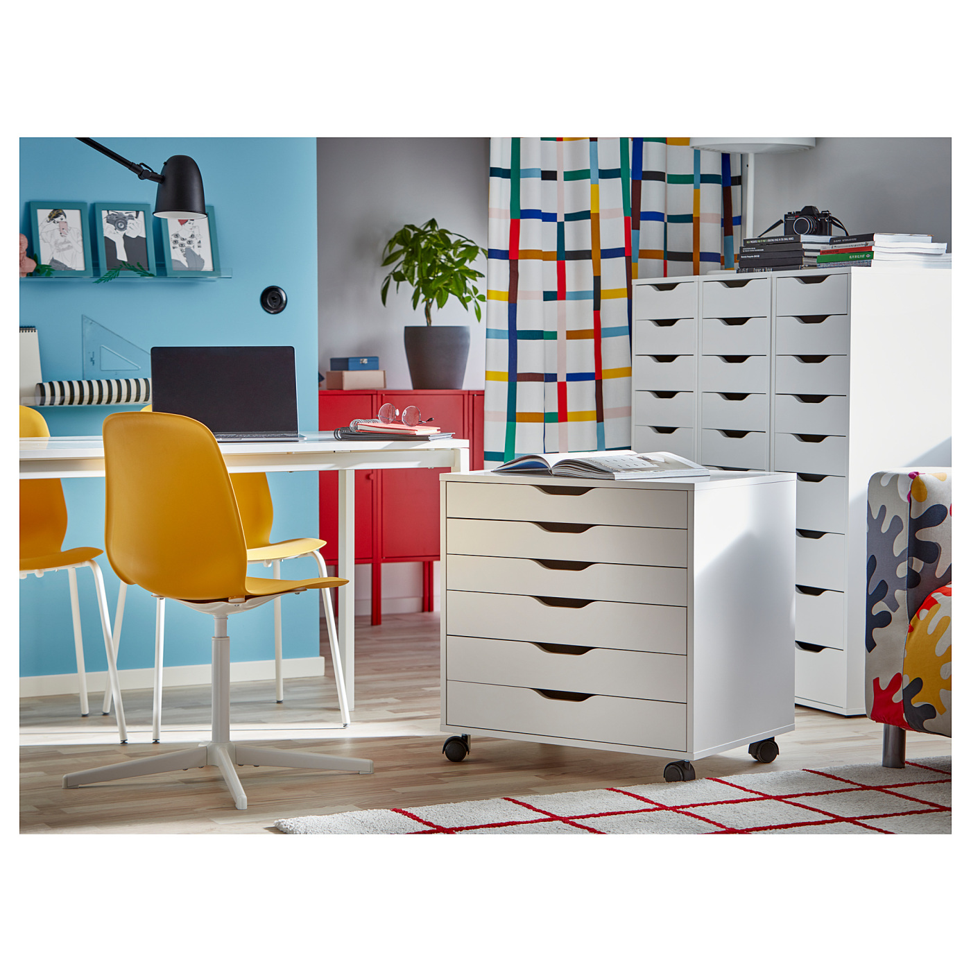 ALEX castor black - IKEA