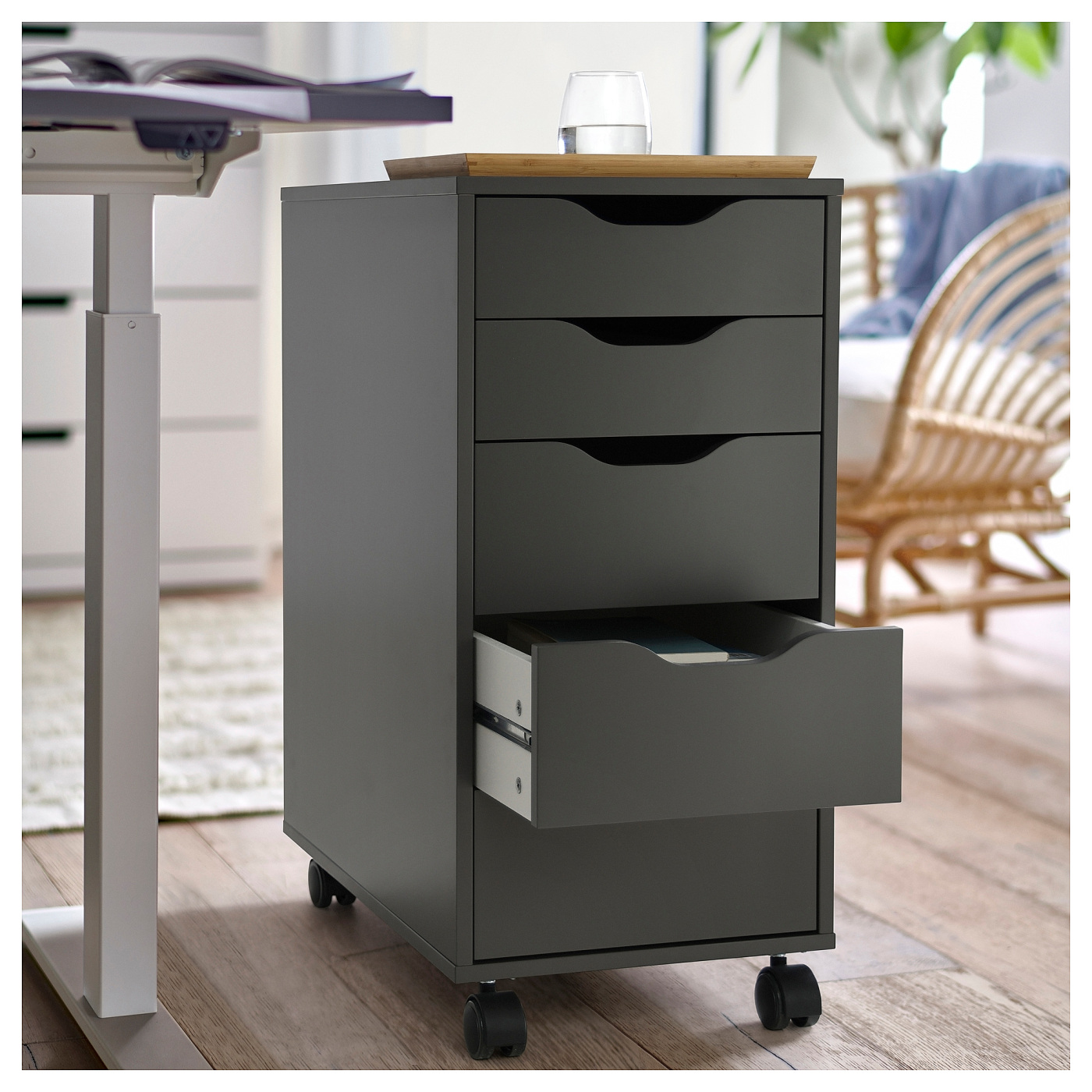 ALEX castor black - IKEA