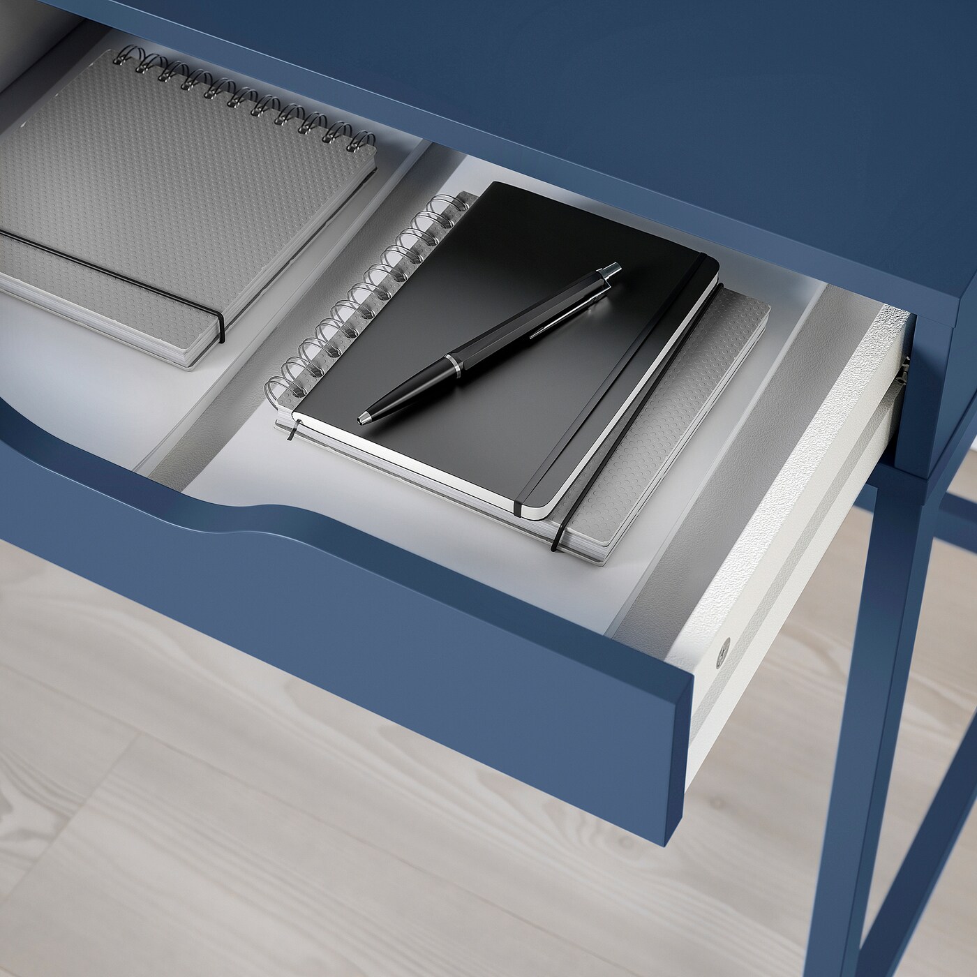IKEA　机　青 ALEX desk black-blue - IKEA