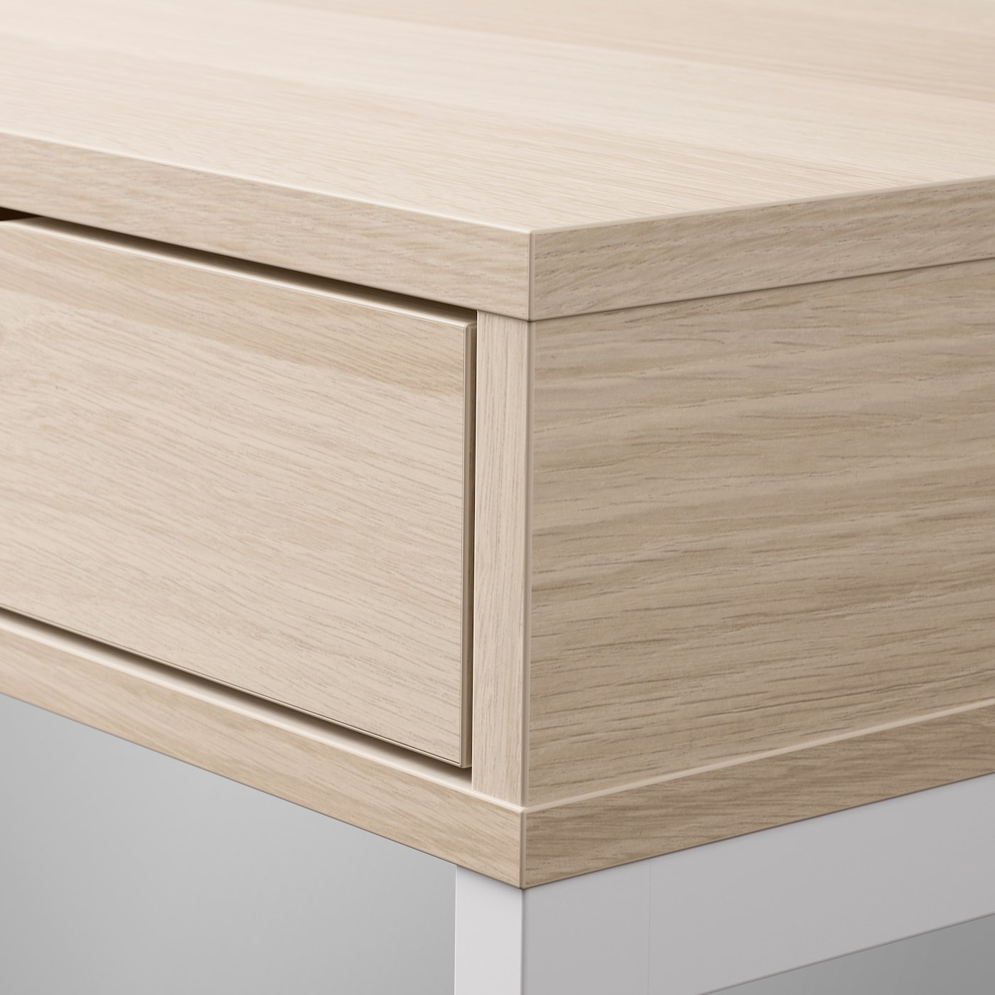 ALEX desk white stained/oak effect - IKEA