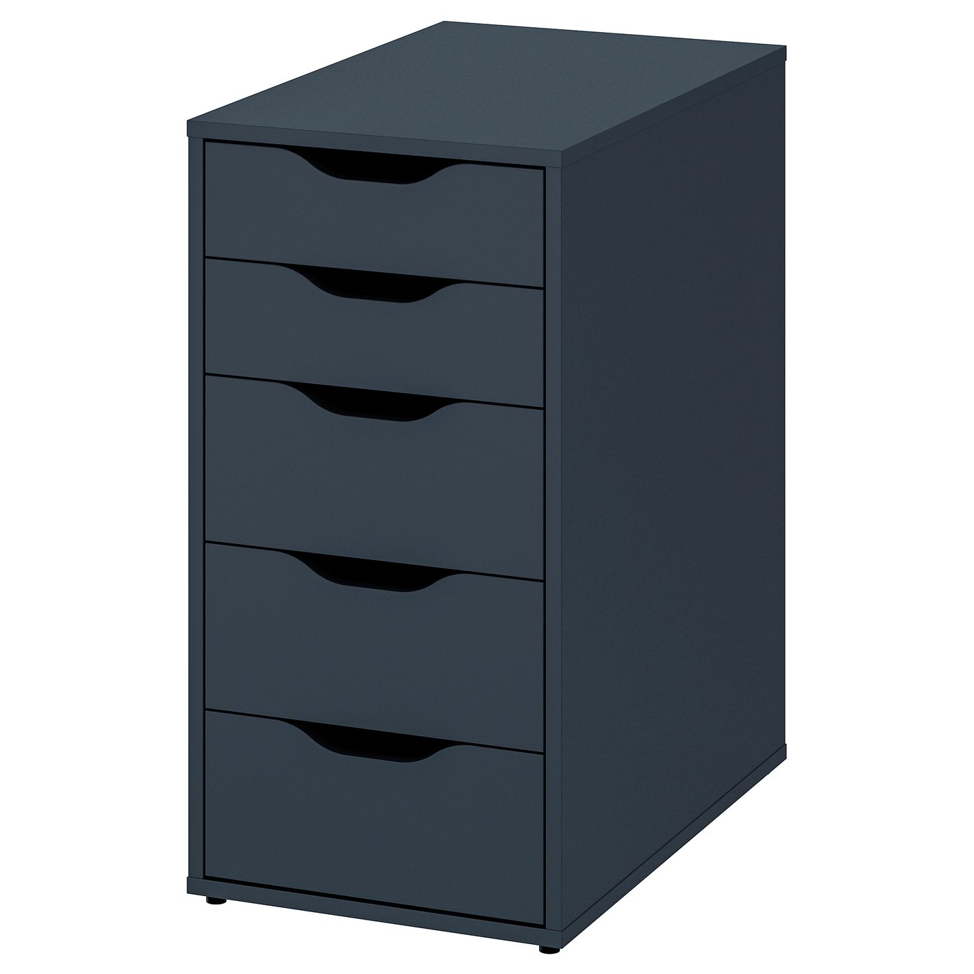 美品　Drawer 36 ALEX drawer unit black-blue - IKEA