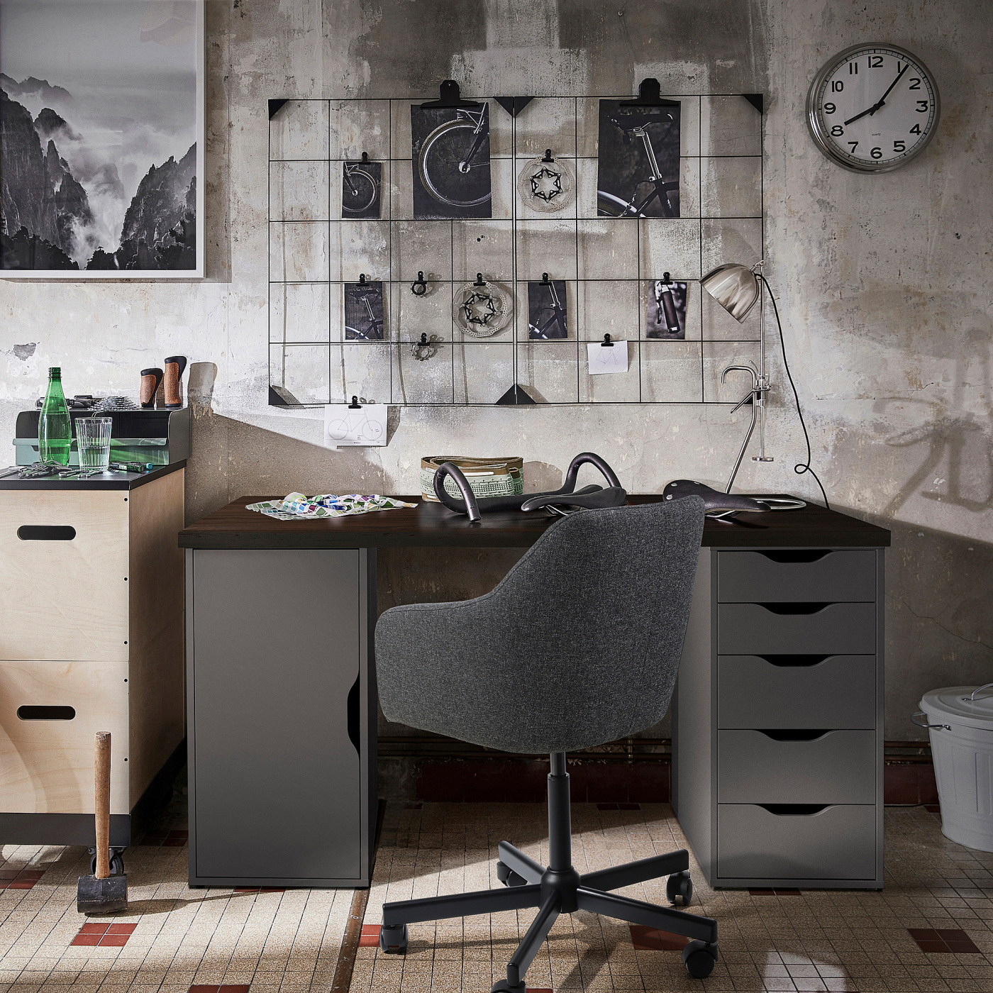 ALEX drawer unit dark grey - IKEA