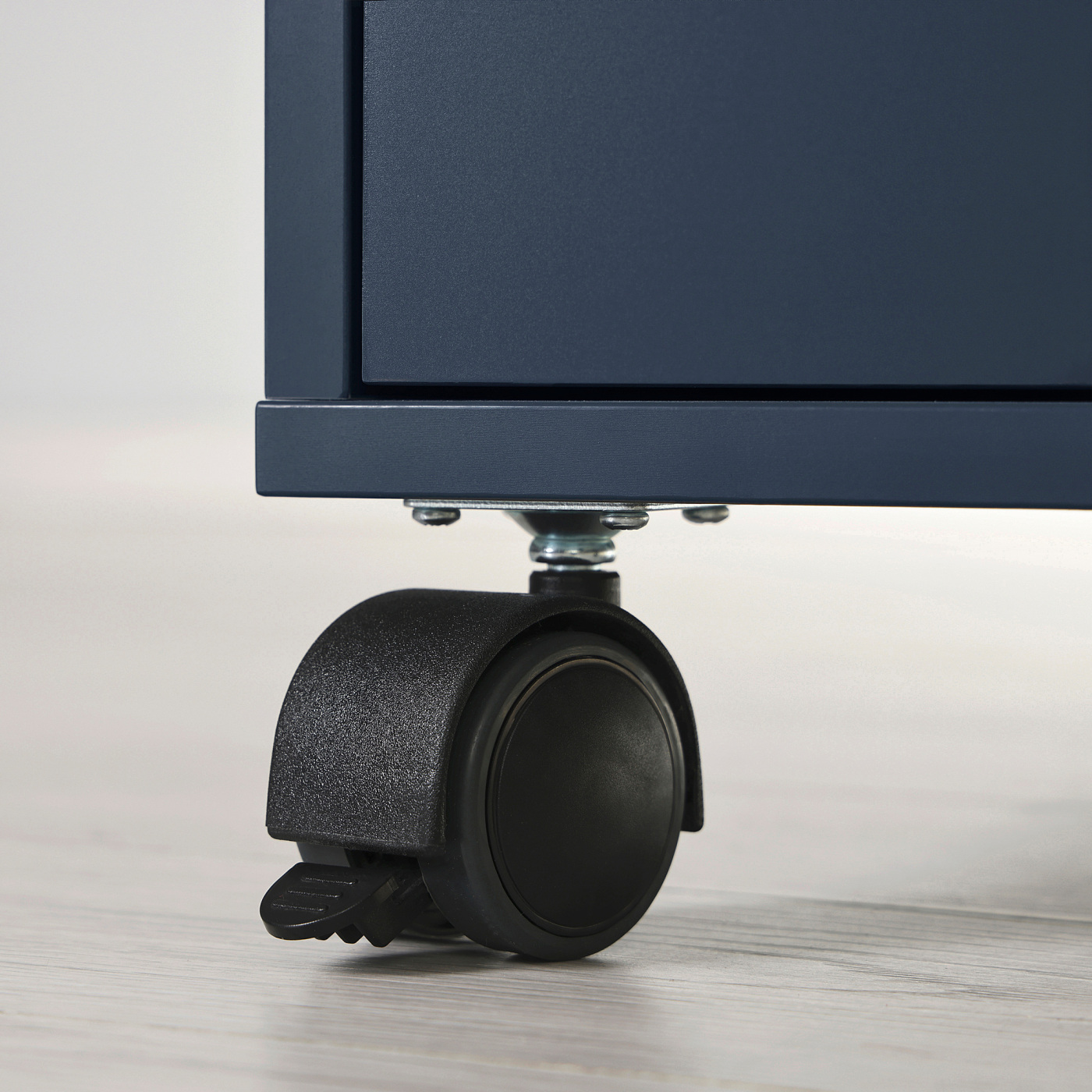 ALEX drawer unit on castors black-blue - IKEA