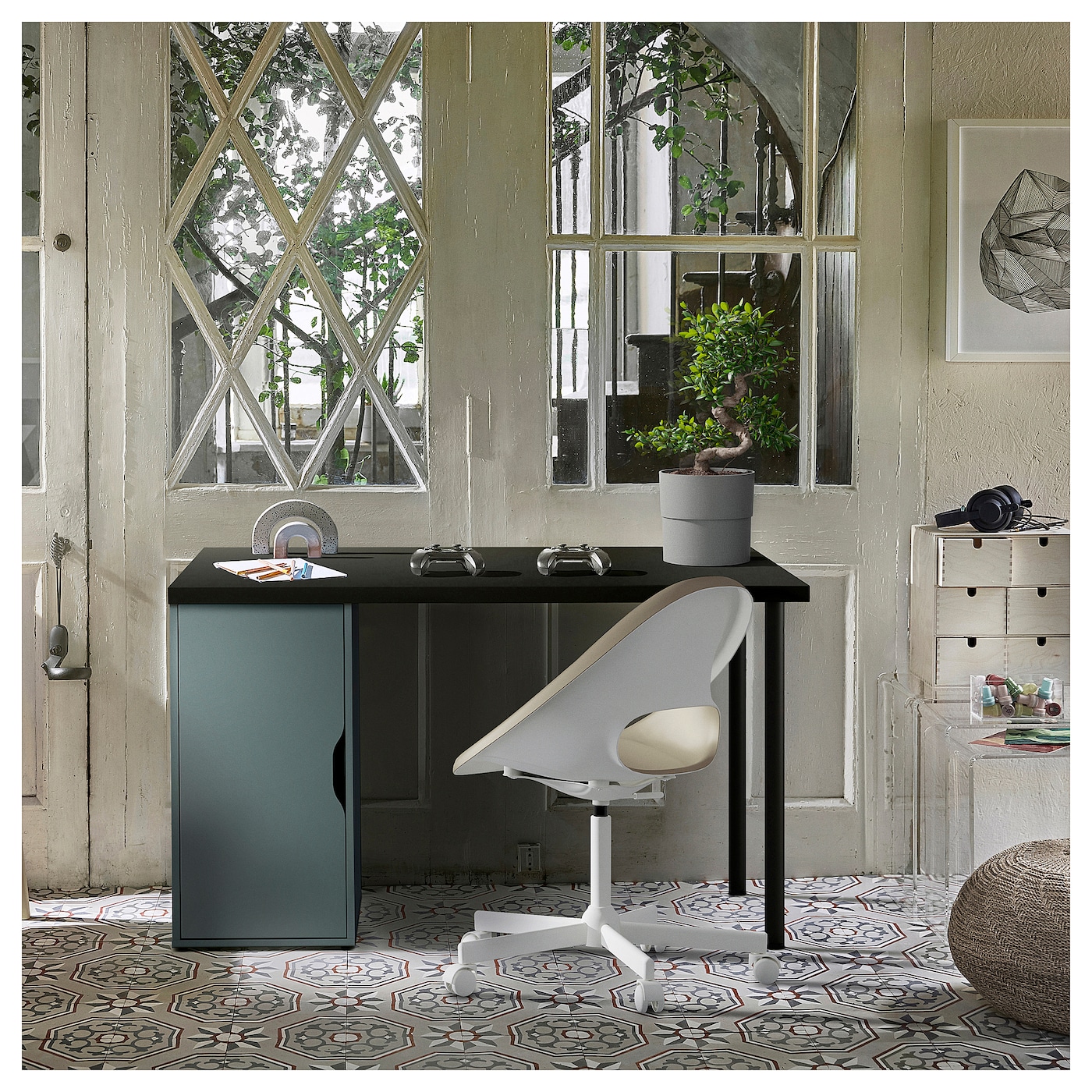 ALEX storage unit grey-turquoise - IKEA