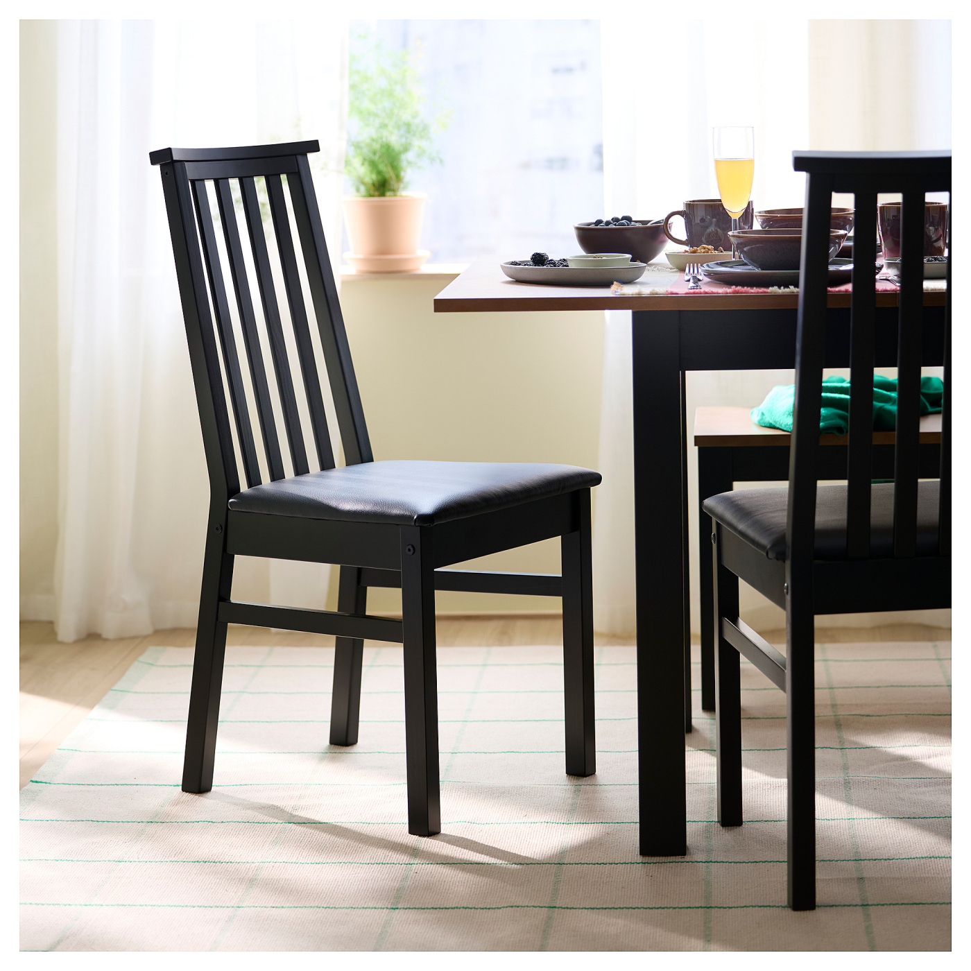 ÅLHULT chair black/Bomstad black - IKEA