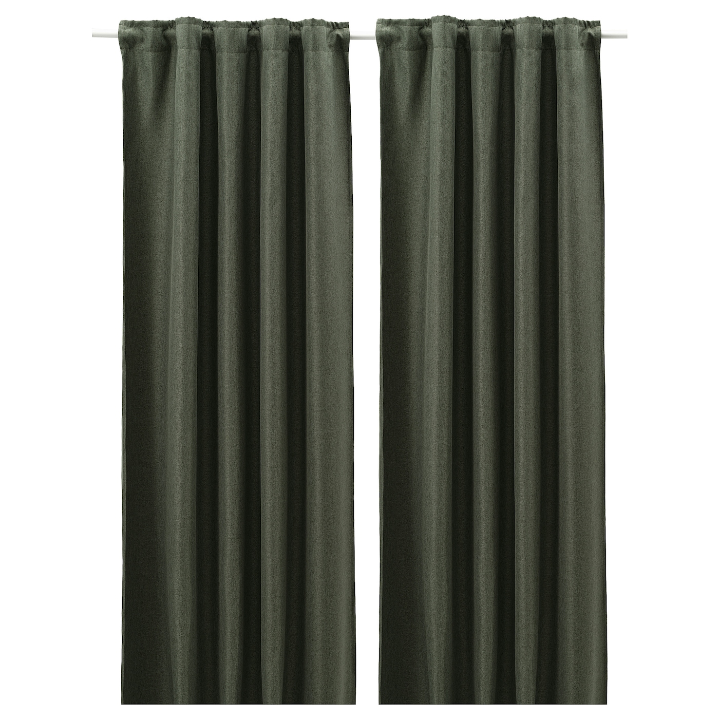 IKEA ANNAKAJSA カーテン 145x250cm 2枚セット 新品 ANNAKAJSA アンナカイサ ドレープカーテン 1組, ライトグレー