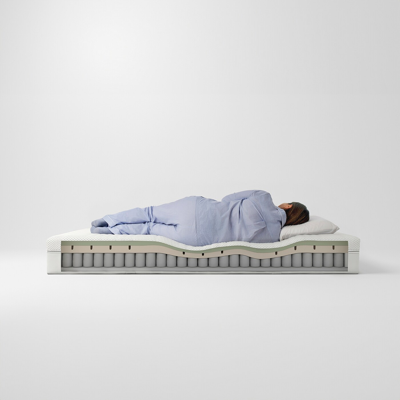 ÅNNELAND hybrid mattress firm/white - IKEA