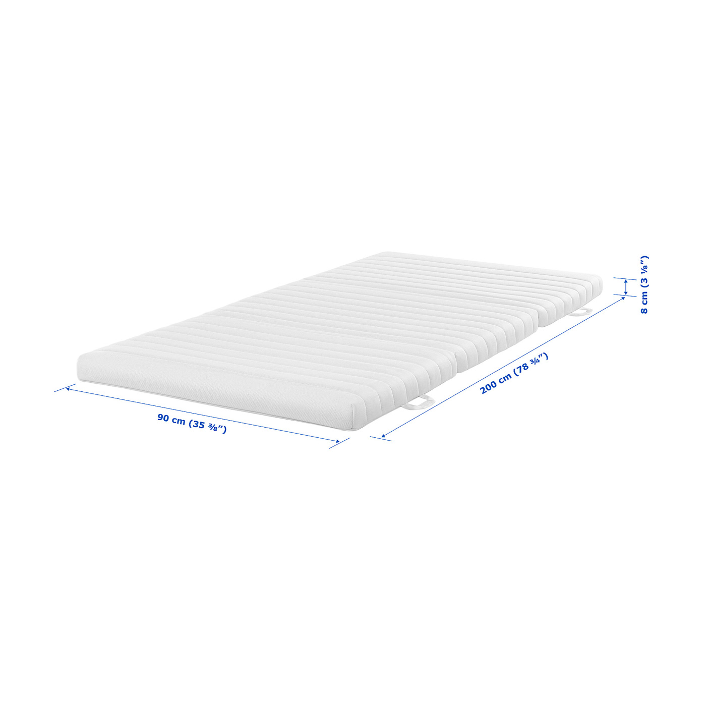 IKEA ÅNNFJÄLLET マットレス 90x200cm ÅNNFJÄLLET coir mattress super firm/white - IKEA