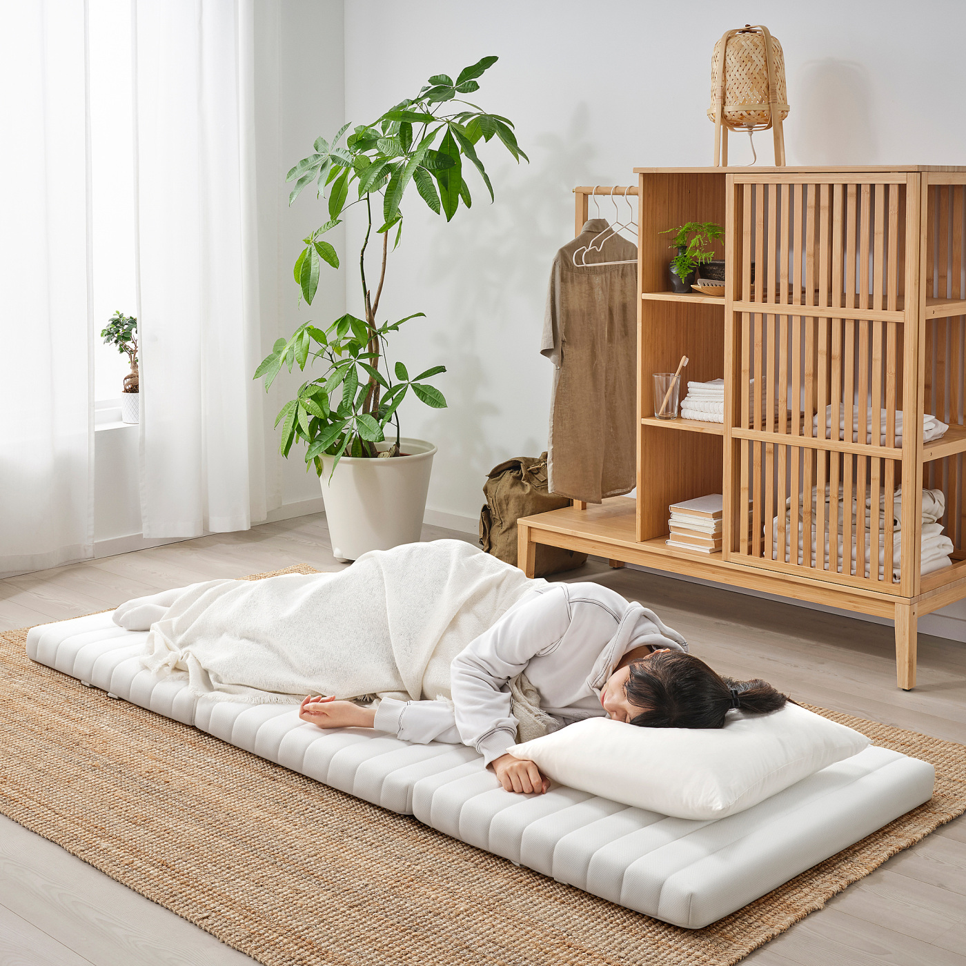 ÅNNFJÄLLET coir mattress super firm/white - IKEA