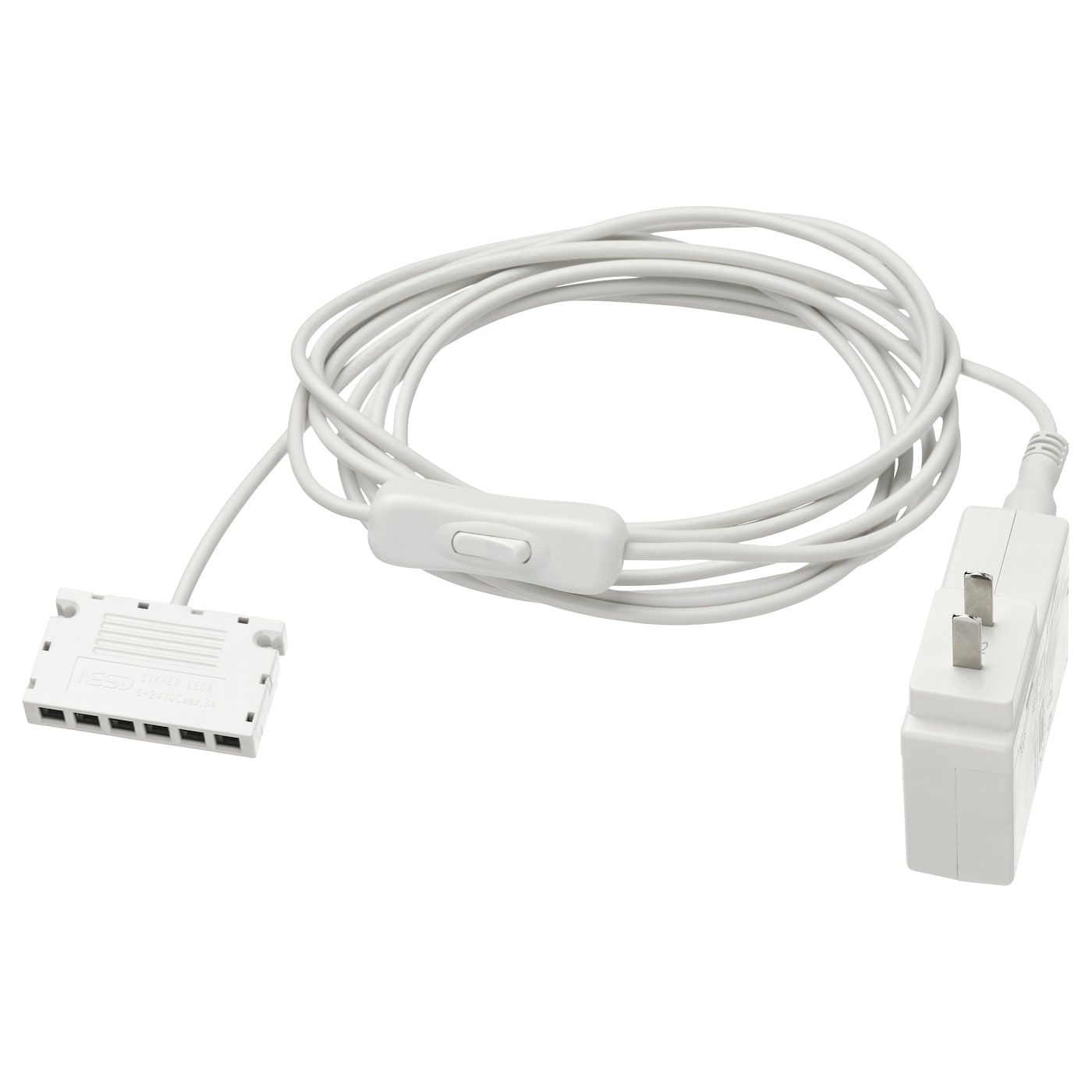 ANSLUTA LED driver with cord white - IKEA