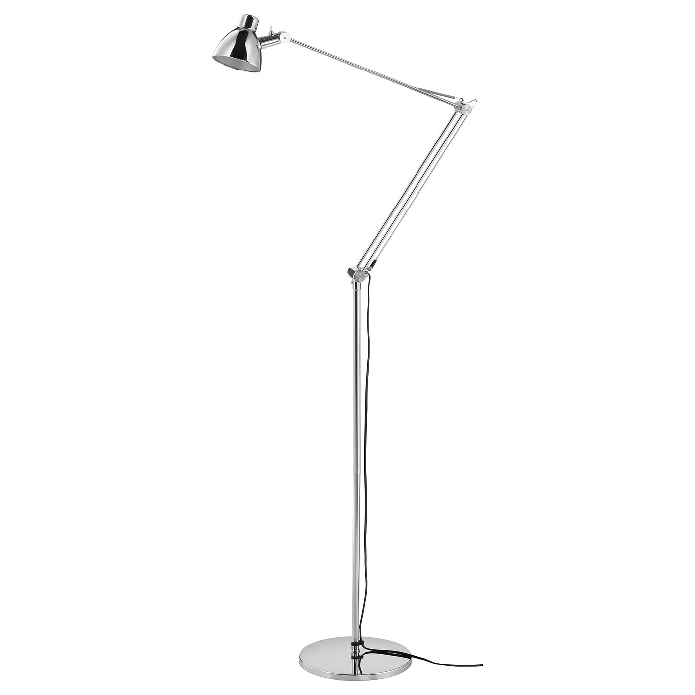 ANTIFONI リーディングランプ ANTIFONI floor/reading lamp nickel-plated - IKEA