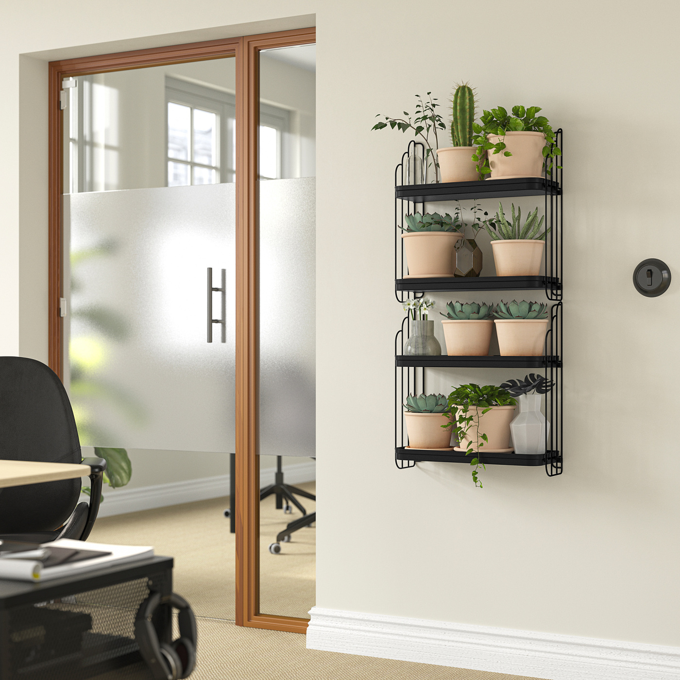 APOTEKARE wall shelf black - IKEA