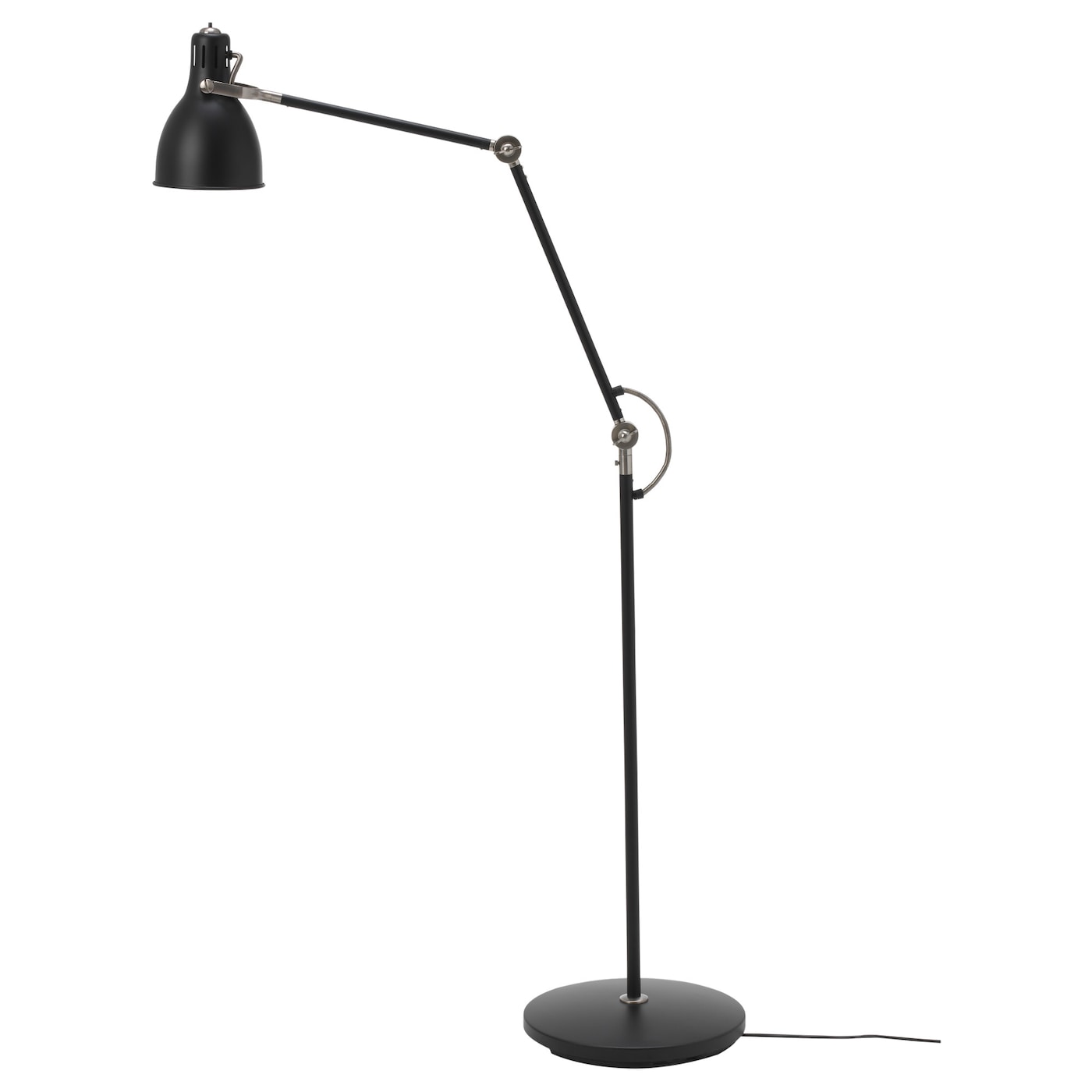 IKEA AROD アロードフロアランプ　ブラック ARÖD floor/reading lamp anthracite - IKEA