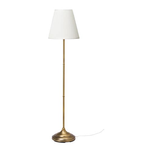 KINNAHULT floor lamp ash/white - IKEA
