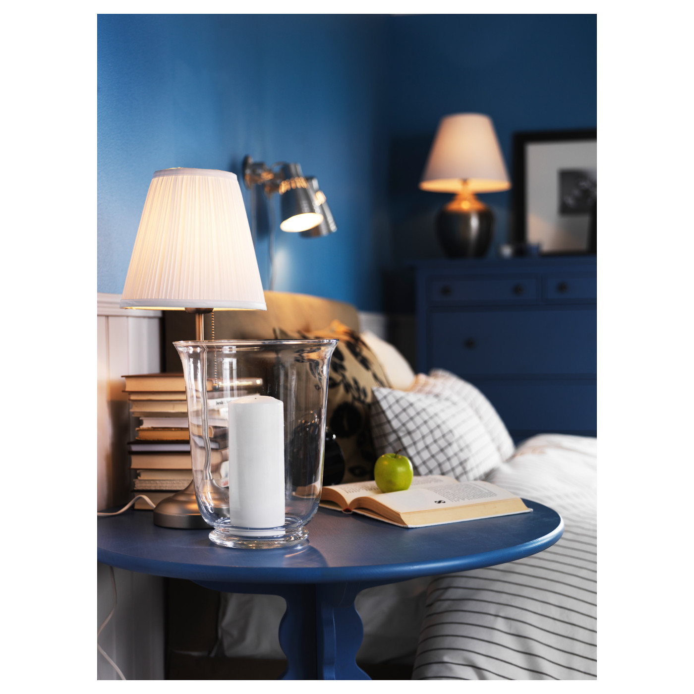 ÅRSTID table lamp nickel-plated/white - IKEA