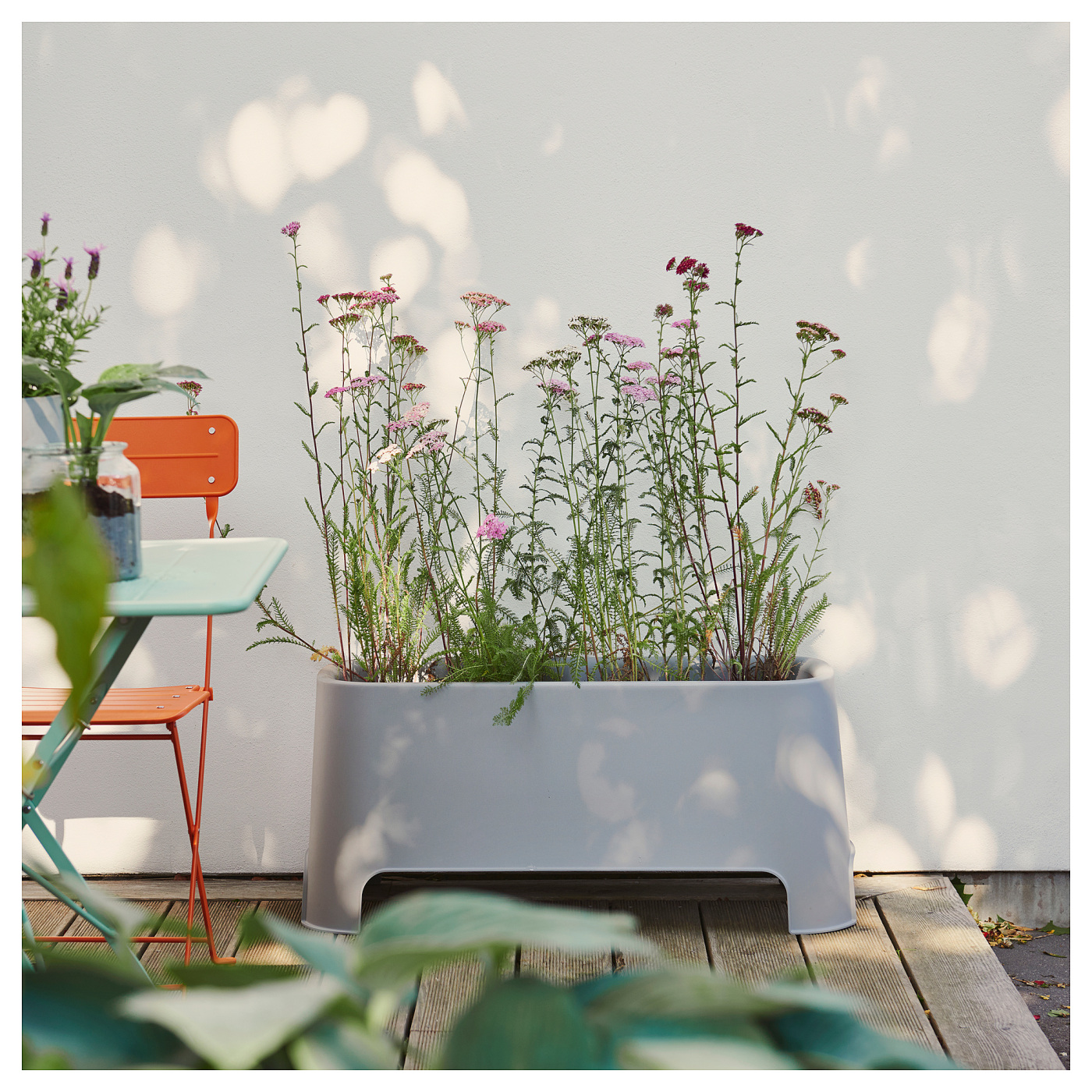 ASPAREN planter grey outdoor - IKEA