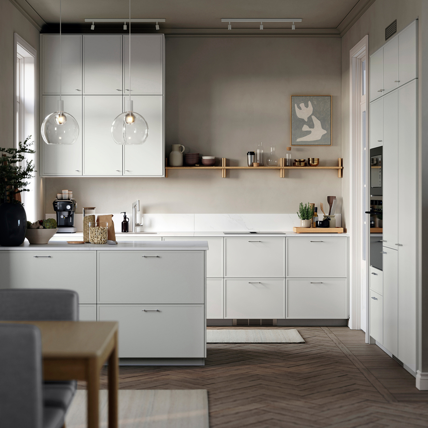 ASPUDDEN door light grey - IKEA