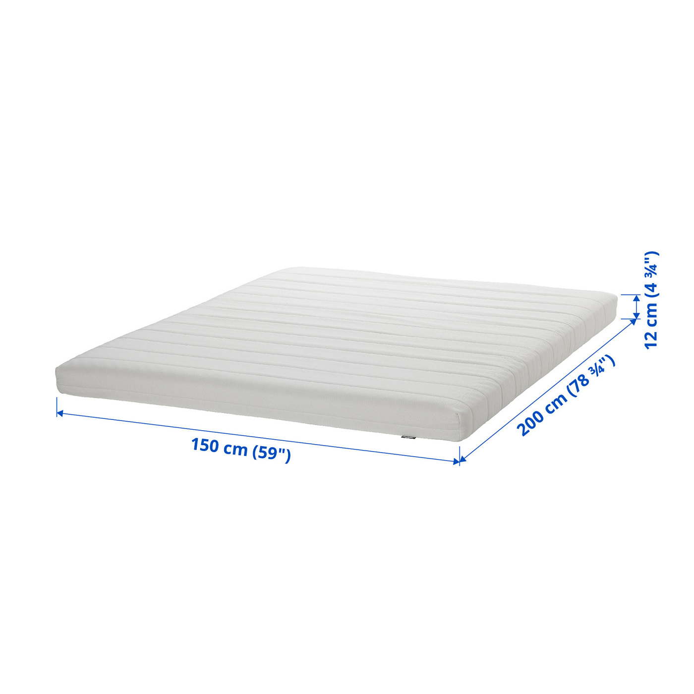 ÅSVANG foam mattress firm/white - IKEA