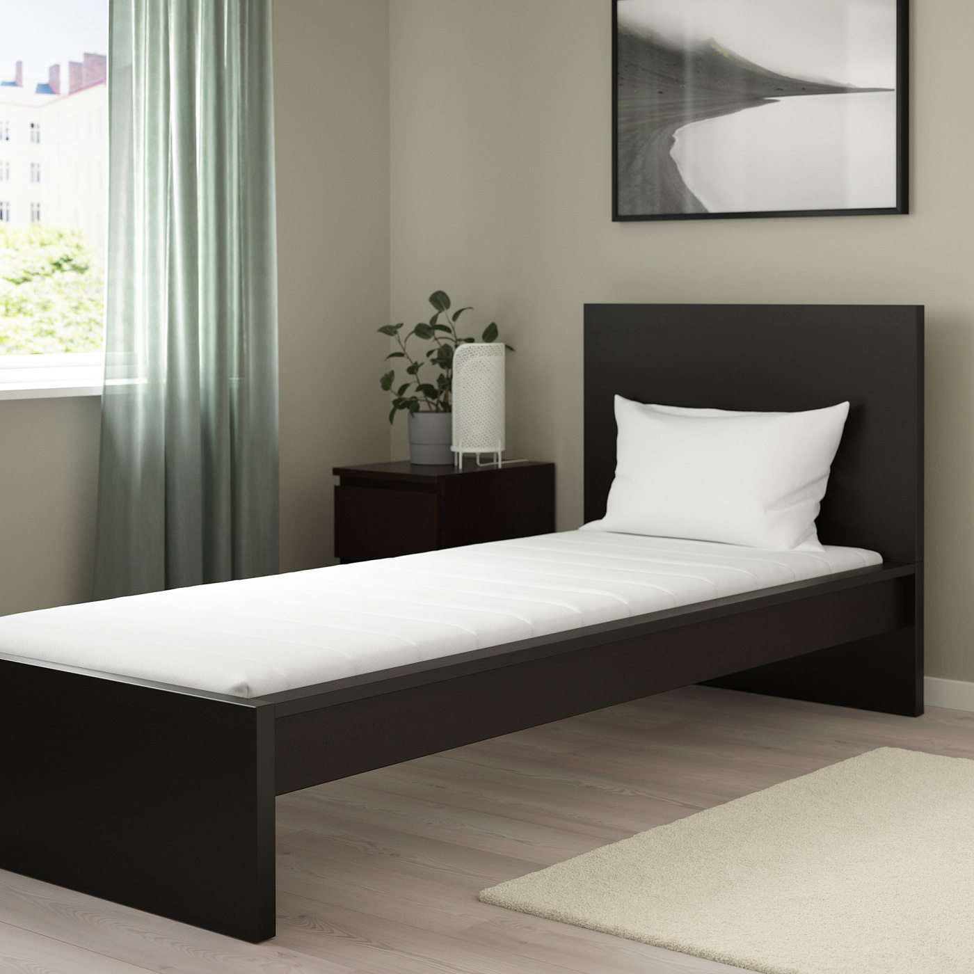 ÅSVANG foam mattress firm/white - IKEA