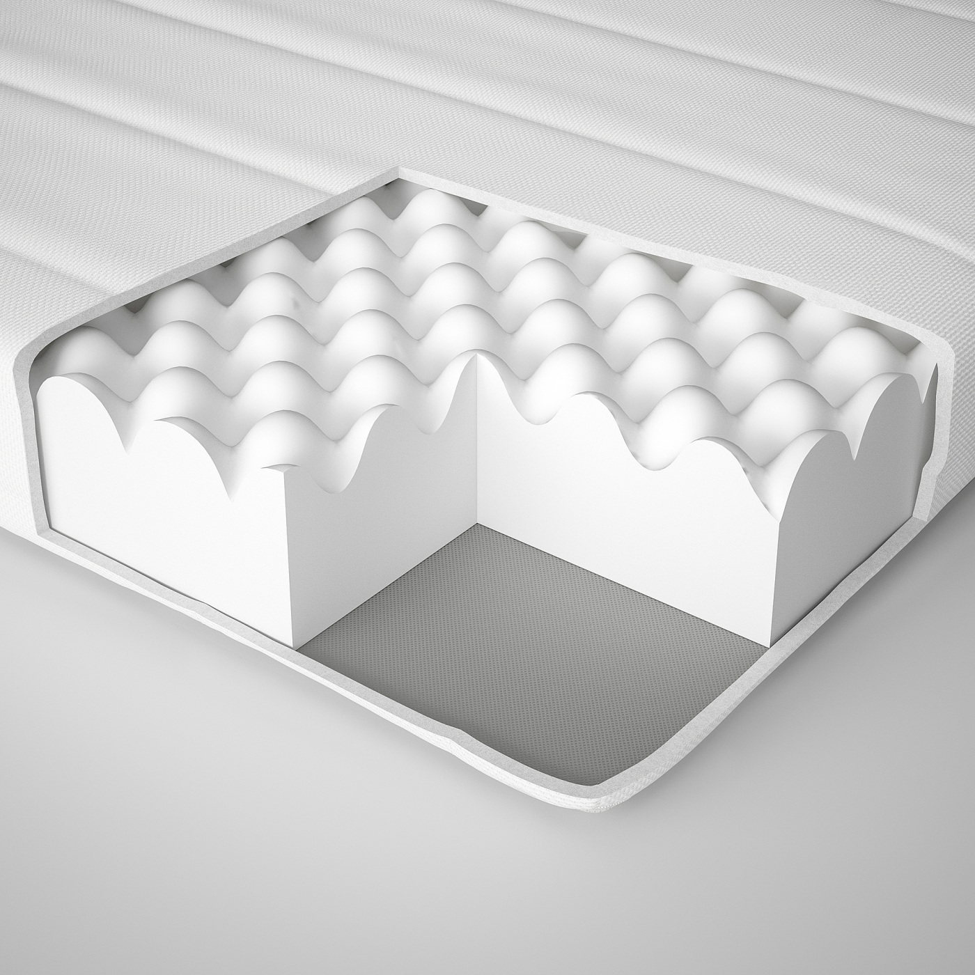 ÅSVANG foam mattress firm/white - IKEA