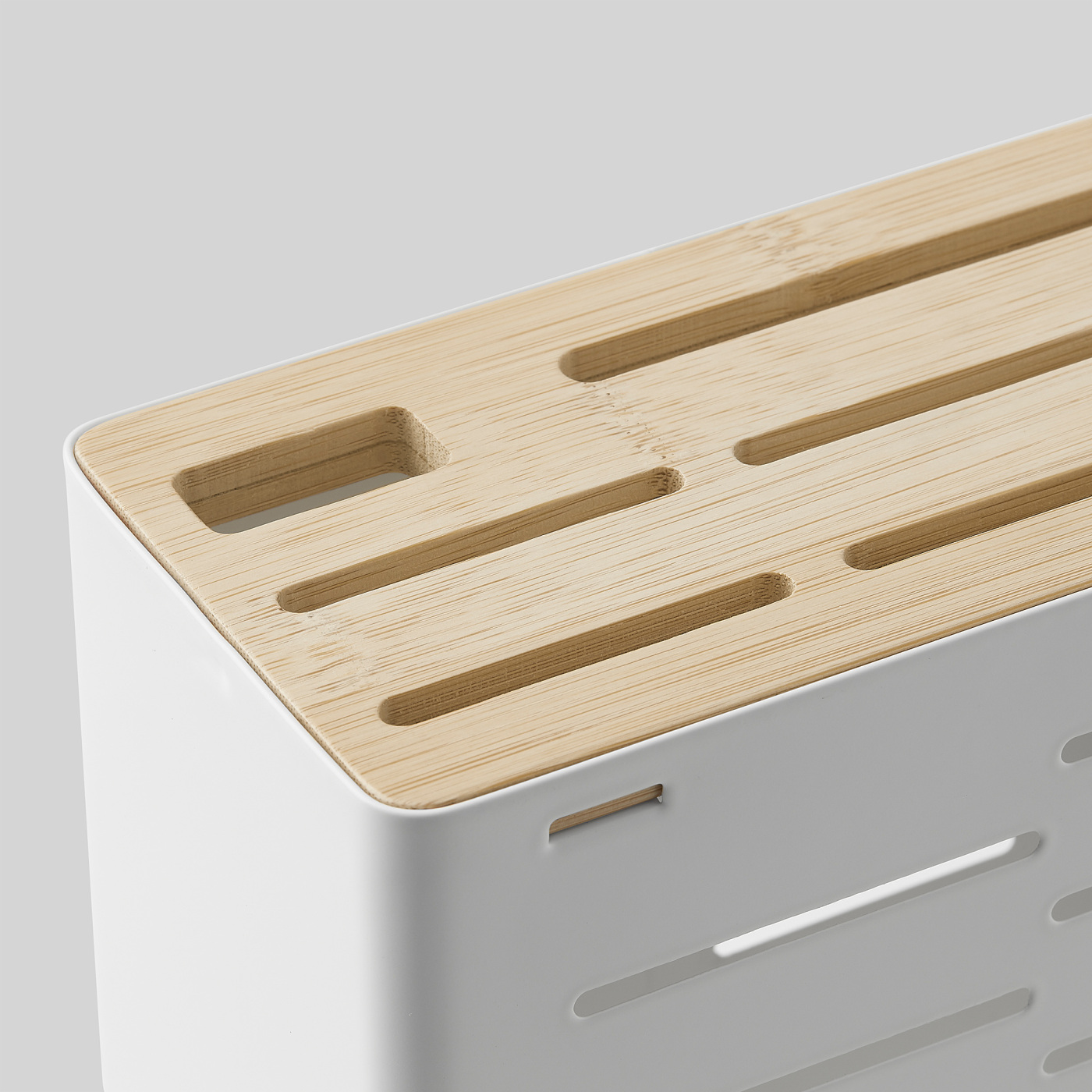 AVSTEG knife holder bamboo/white - IKEA