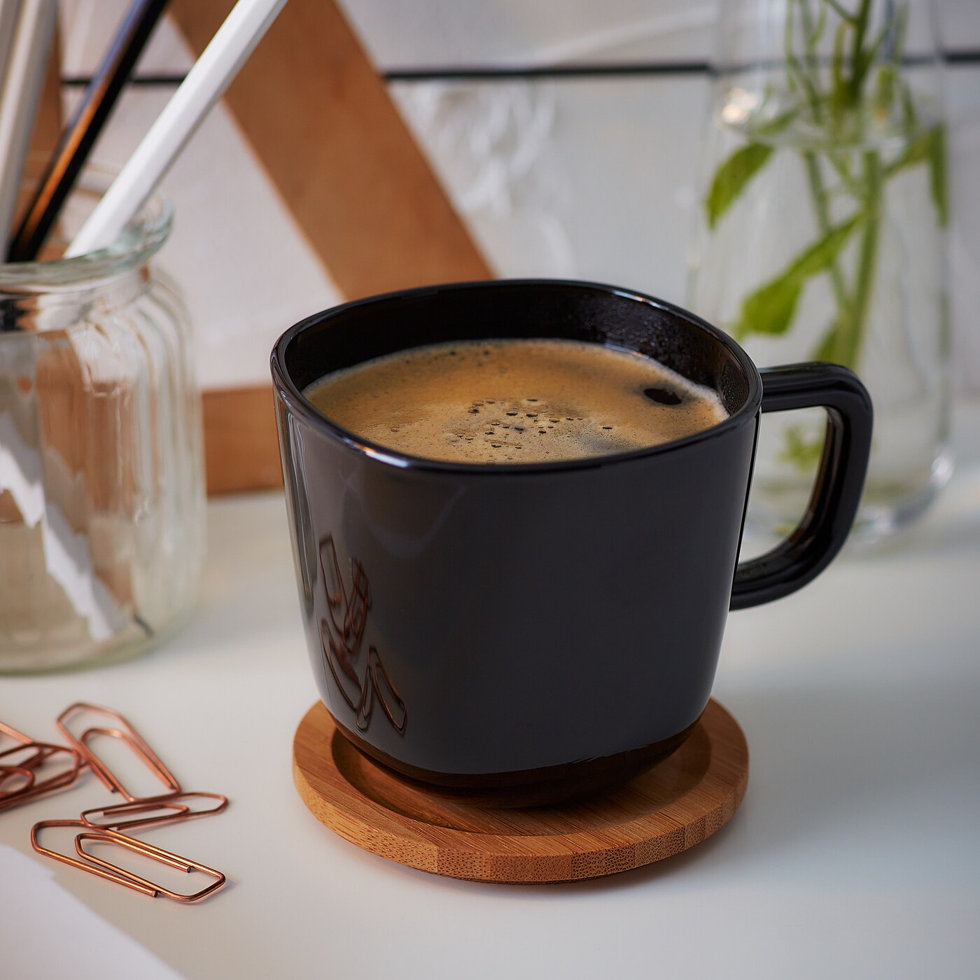 BACKIG mug black - IKEA