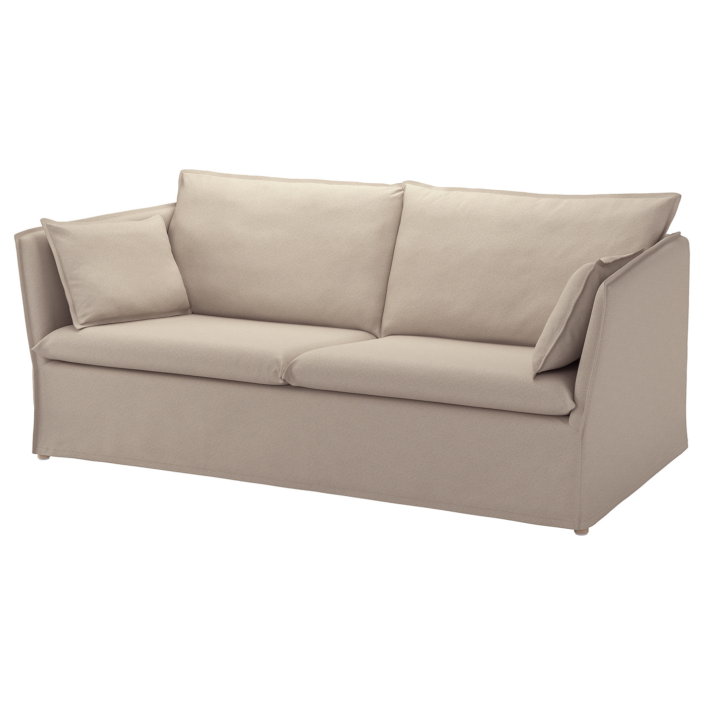 BACKSÄLEN cover for 3-seat sofa Katorp natural - IKEA
