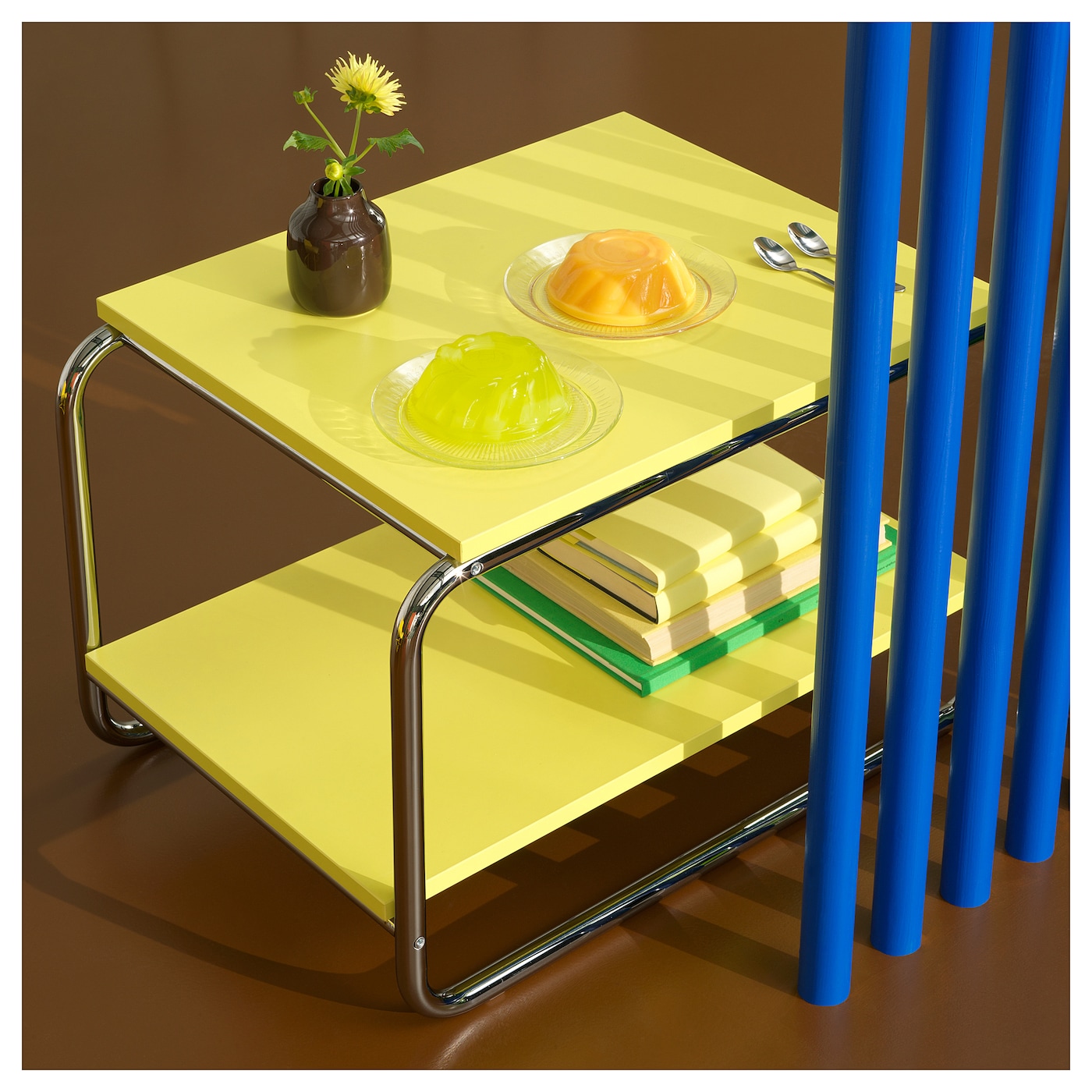 【未開封】IKEA BAGGBODA バッグボーダ イエロー サイドテーブル BAGGBODA side table light yellow - IKEA