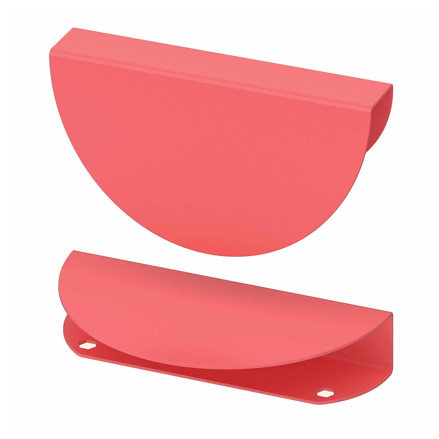 BEGRIPA handle light red/half-round - IKEA
