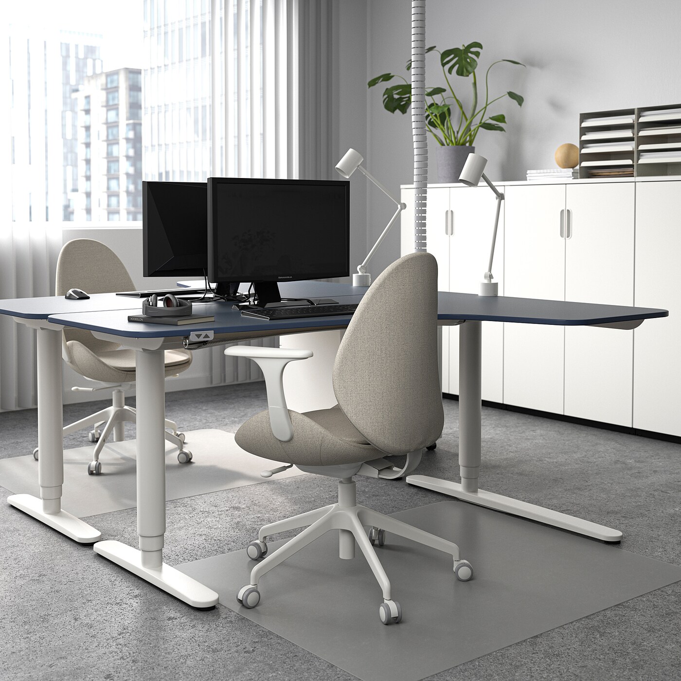 Amazon.co.jp: IKEA BEKANTデスク、160x80cm、ホワイトステイン