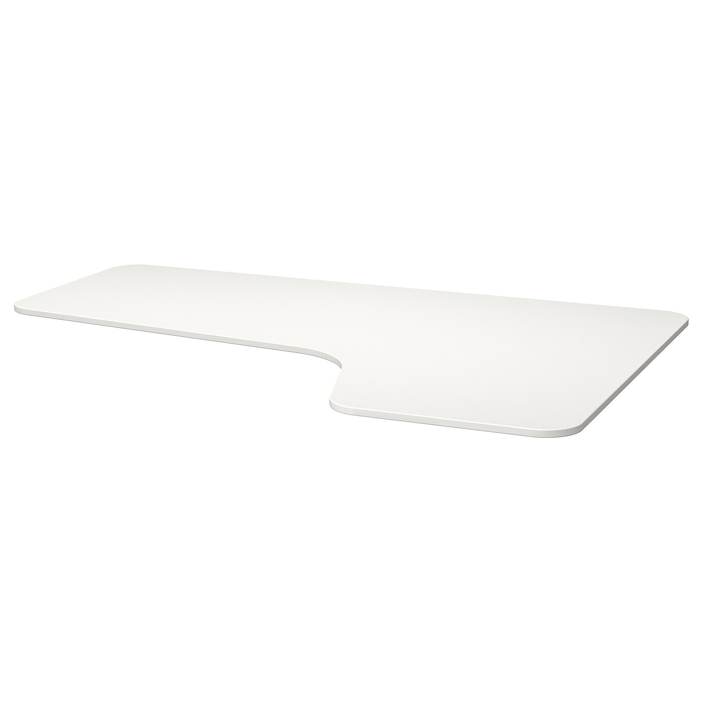 BEKANT right hand corner table top white IKEA