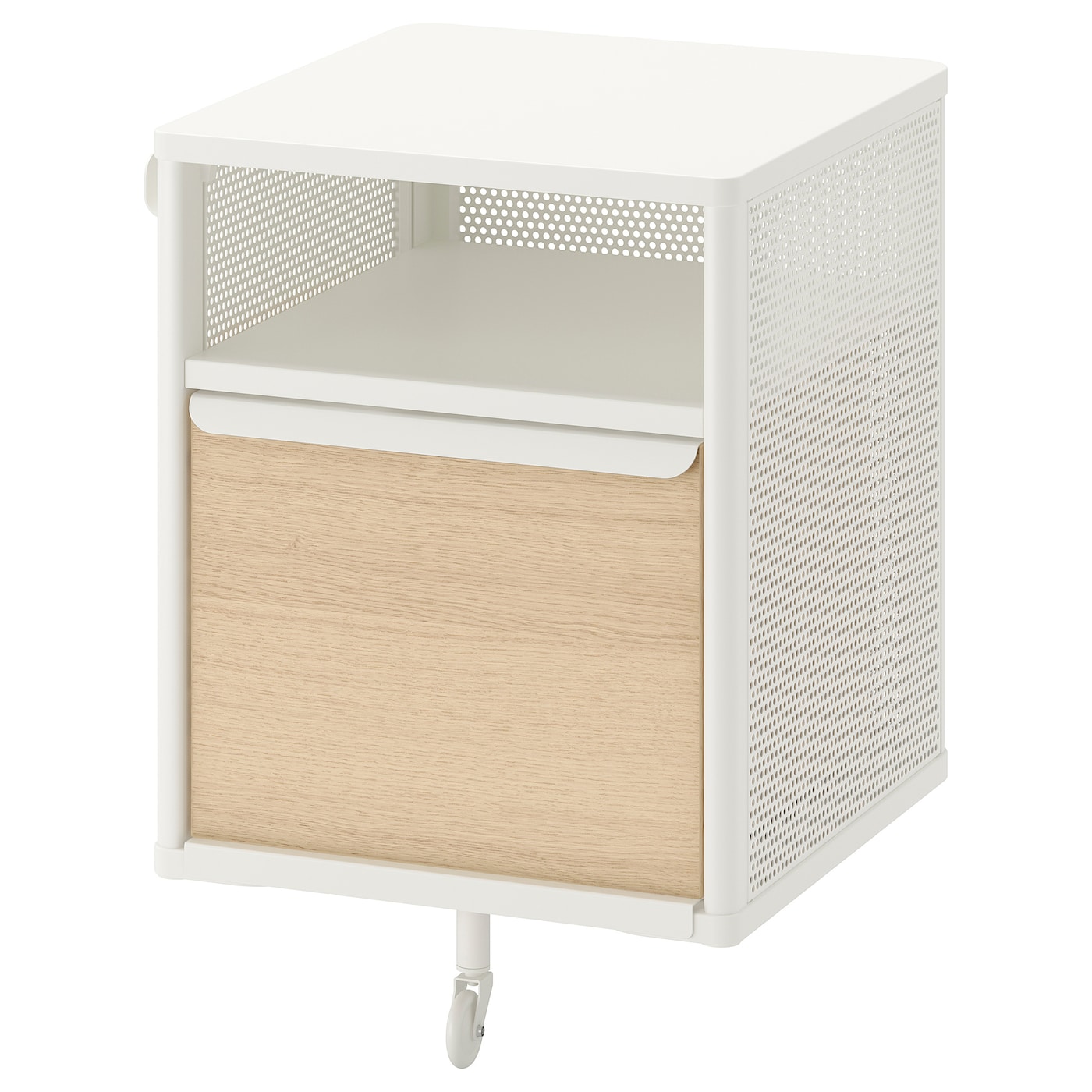 IKEA BEKANT パーティション BEKANT storage unit on castors mesh white - IKEA