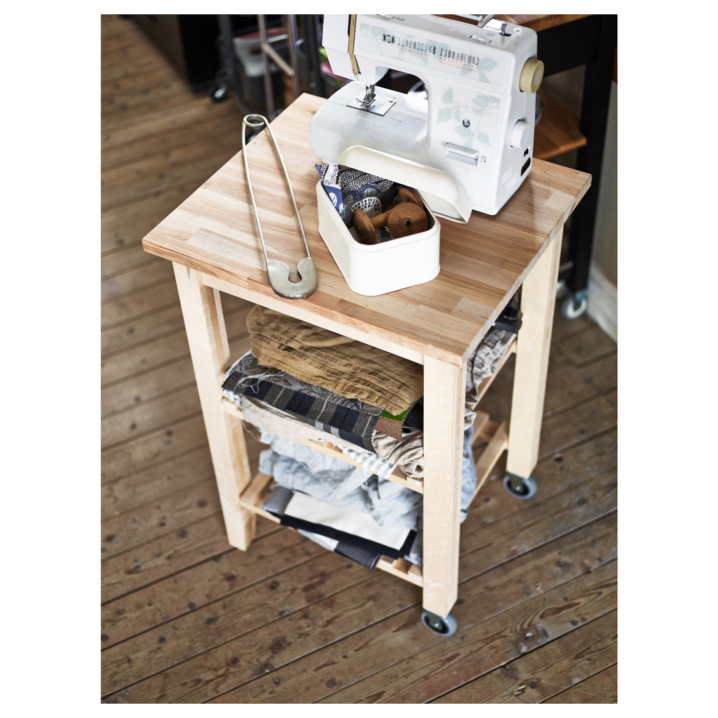 BEKVÄM kitchen trolley birch - IKEA